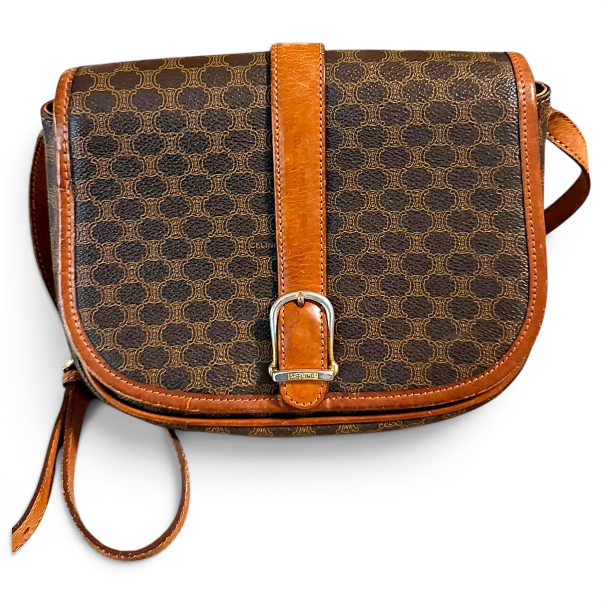 Folco leather crossbody bag