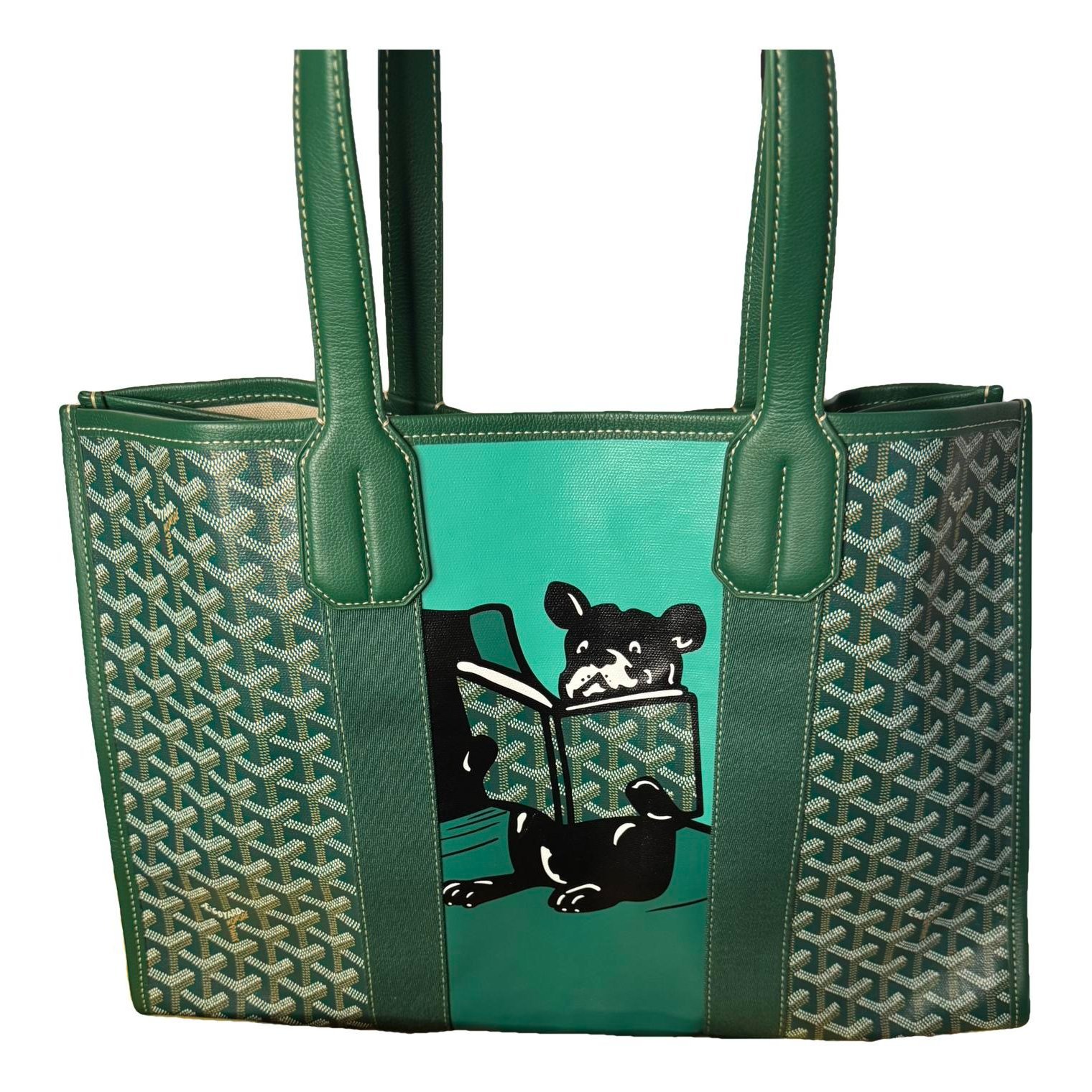 Goyard Leather tote