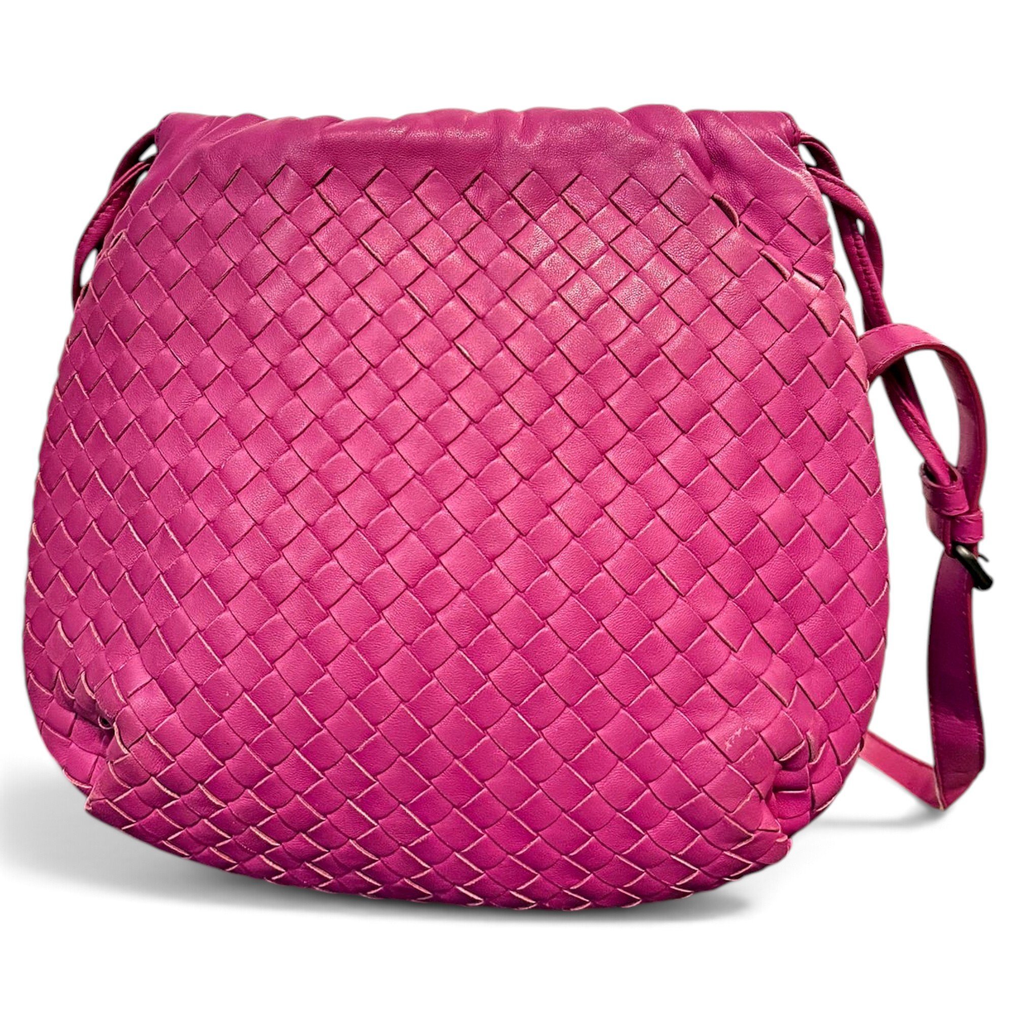 Loop leather crossbody bag