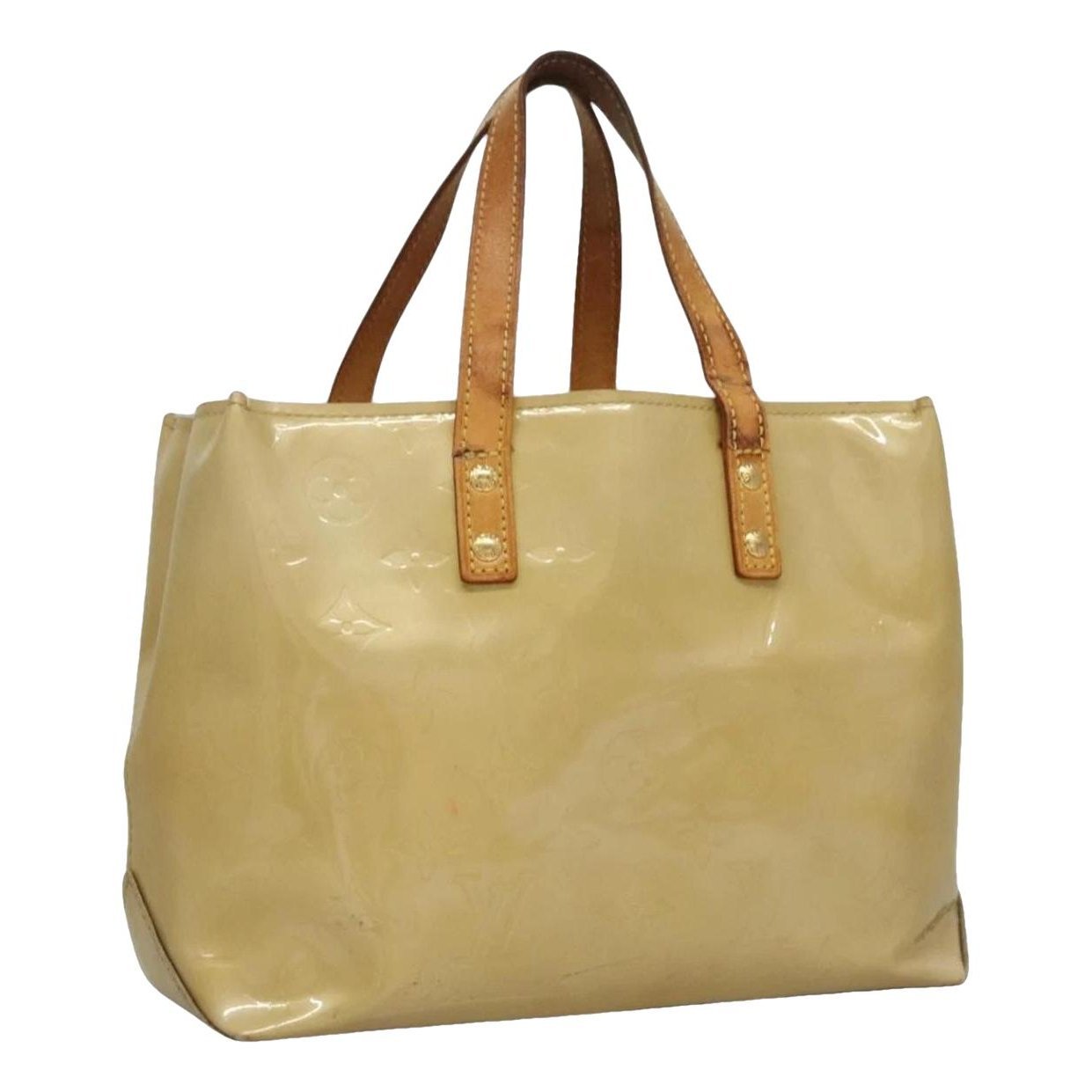 Patent leather handbag