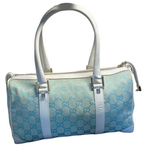Boston leather bowling bag
