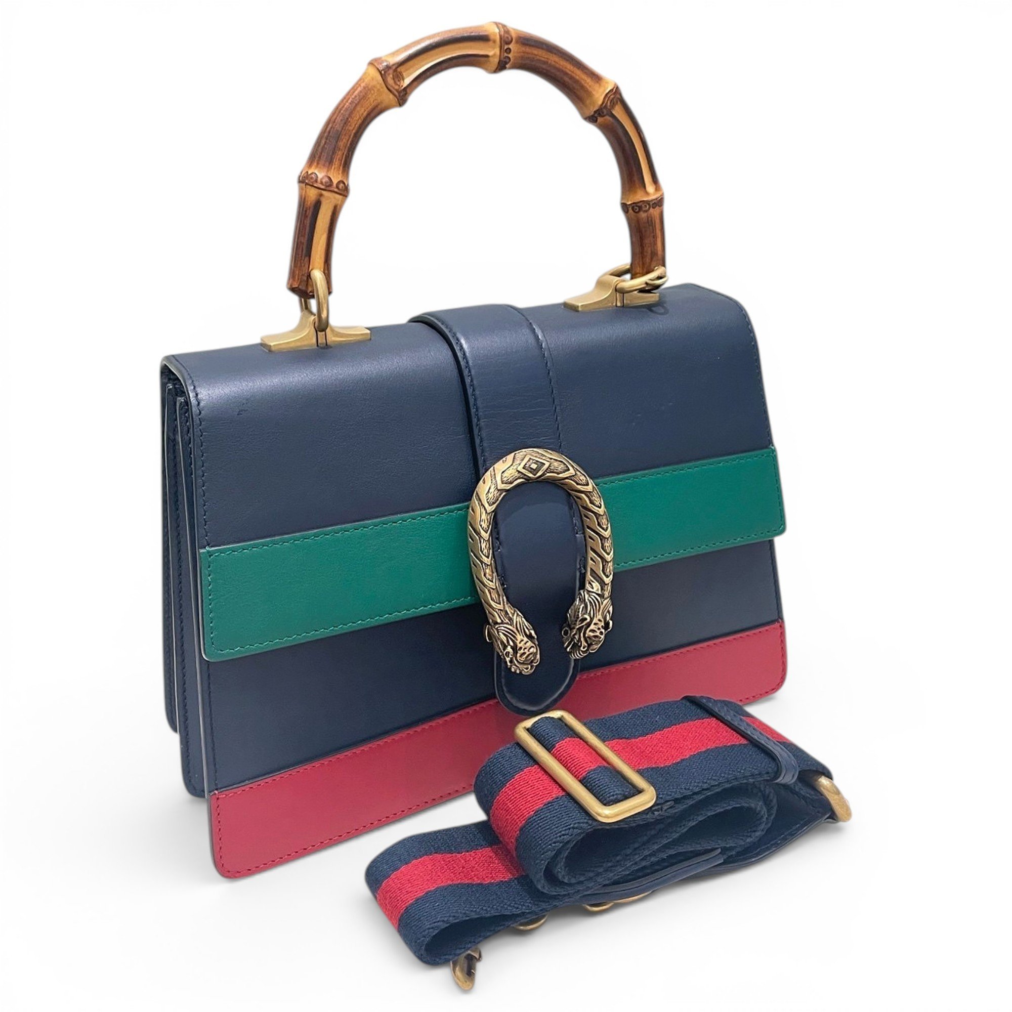 Dionysus Bamboo leather handbag