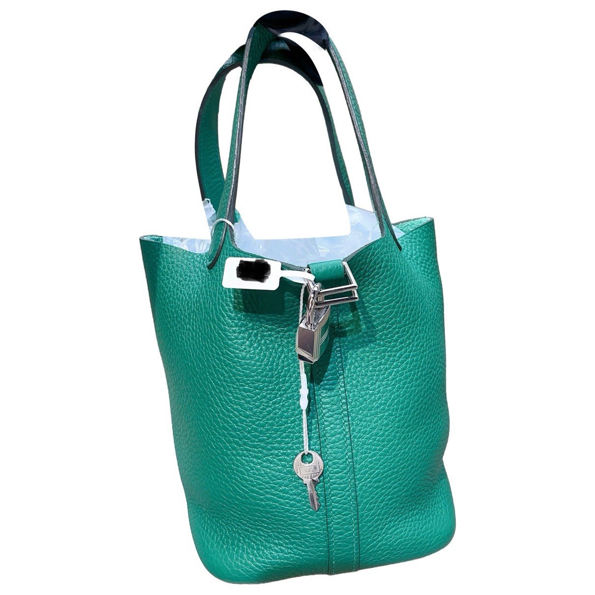 Picotin leather handbag