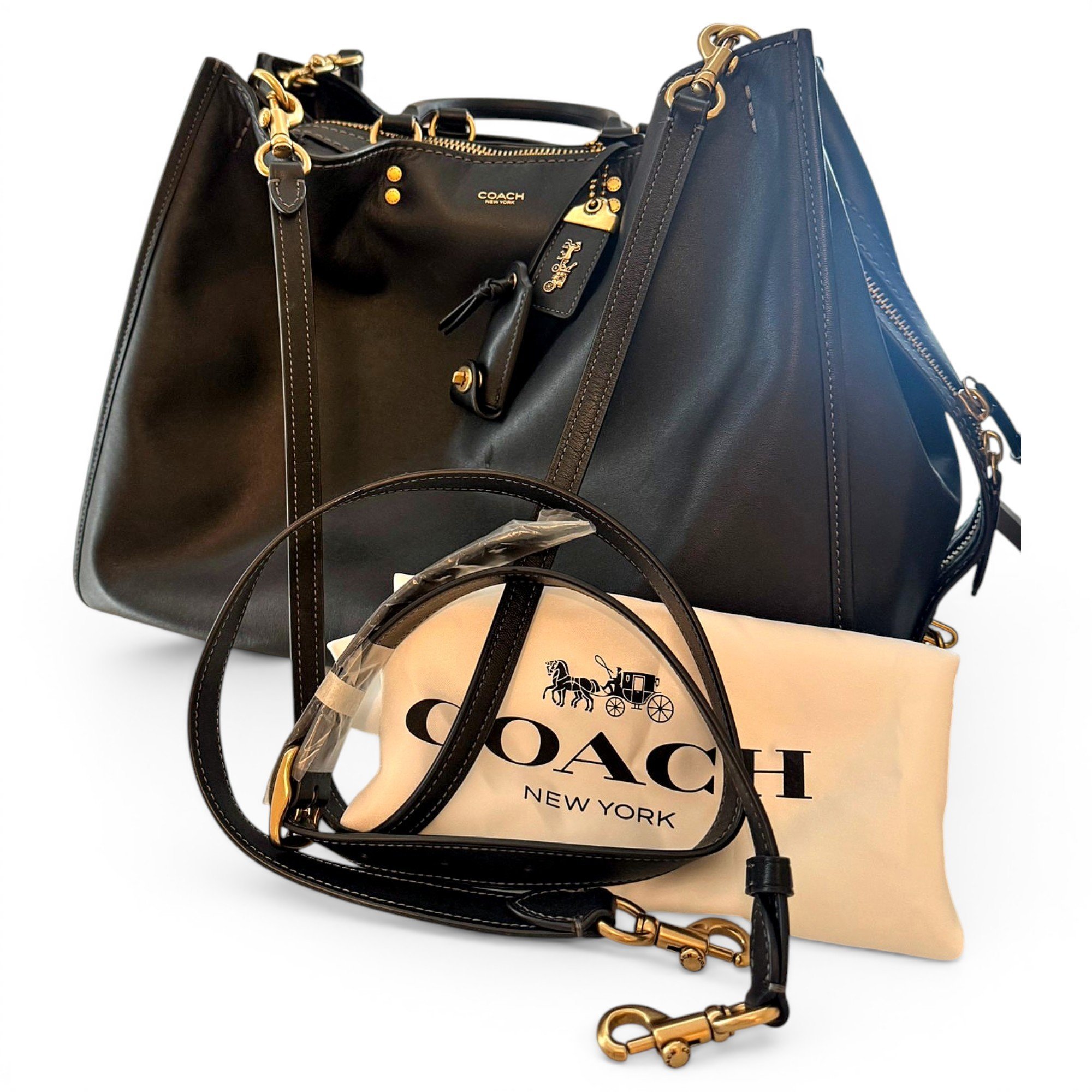 Leather handbag