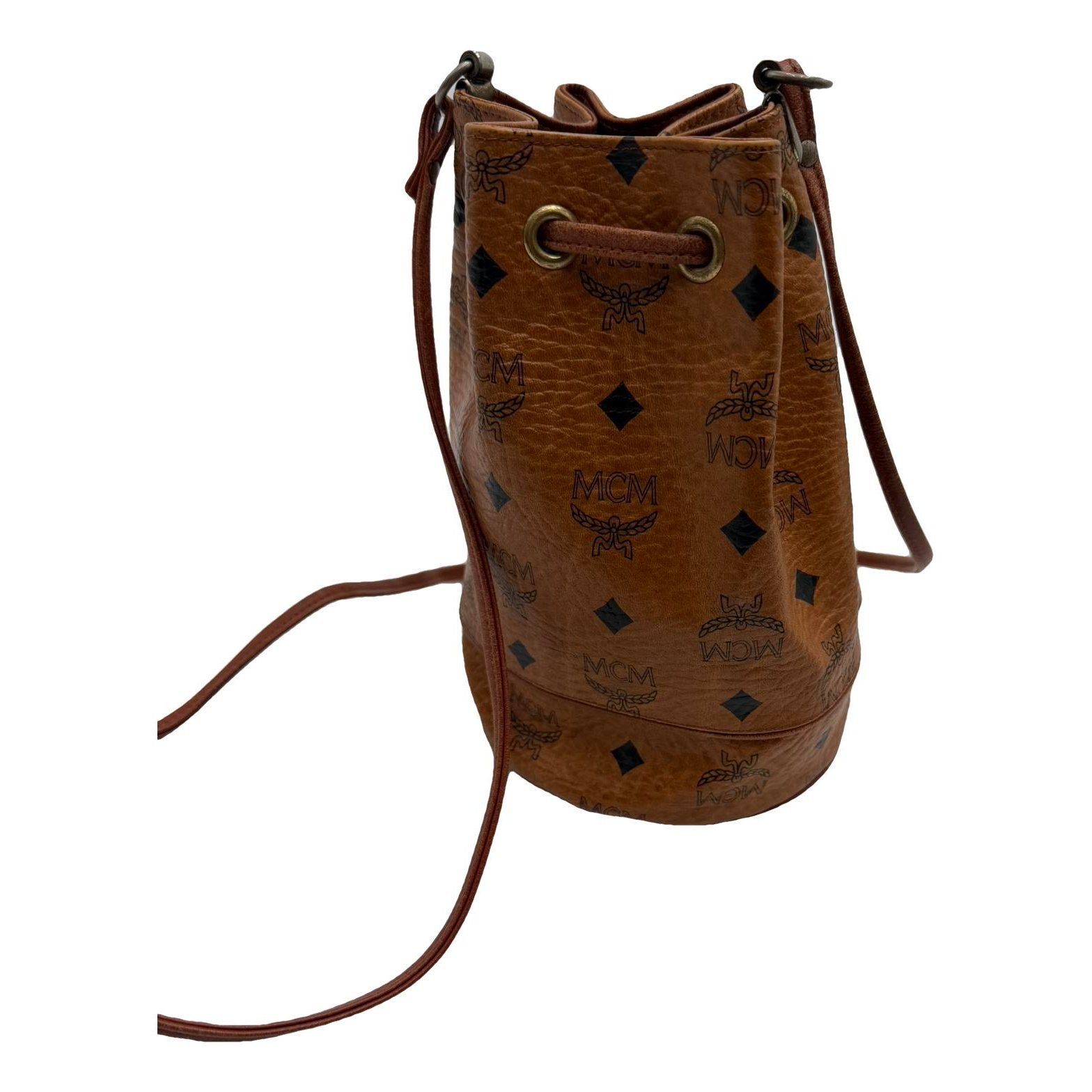 Heritage Drawstring leather crossbody bag