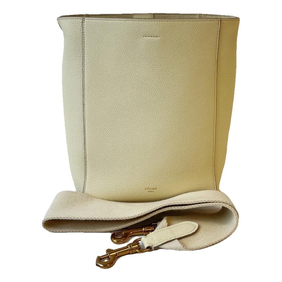 Seau Sangle leather handbag