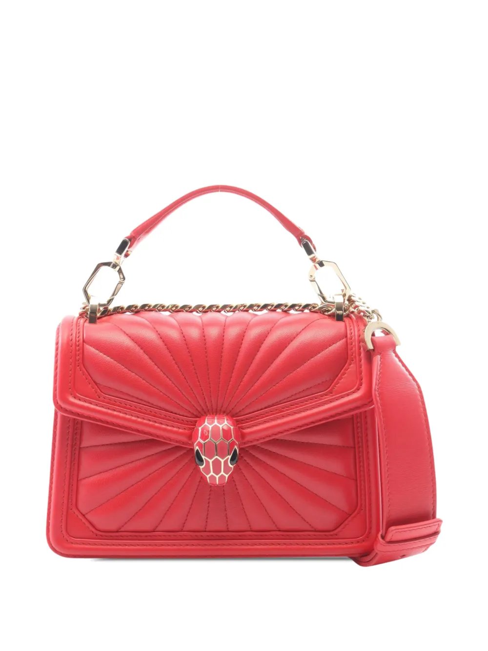 2015-2026 Leather Serpenti Diamond Blast satchel