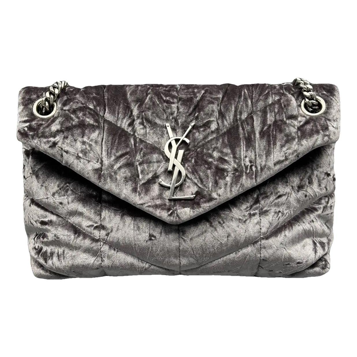 Loulou Puffer velvet crossbody bag