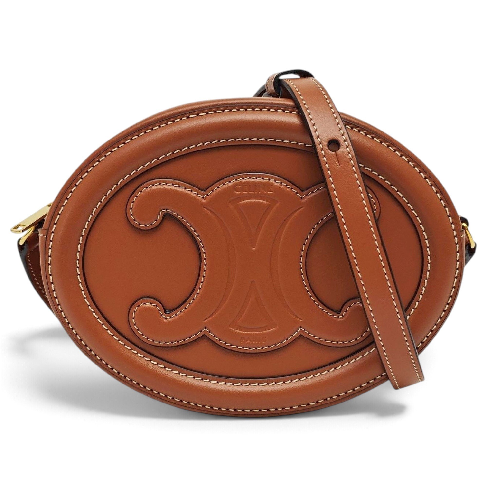 Triomphe leather handbag