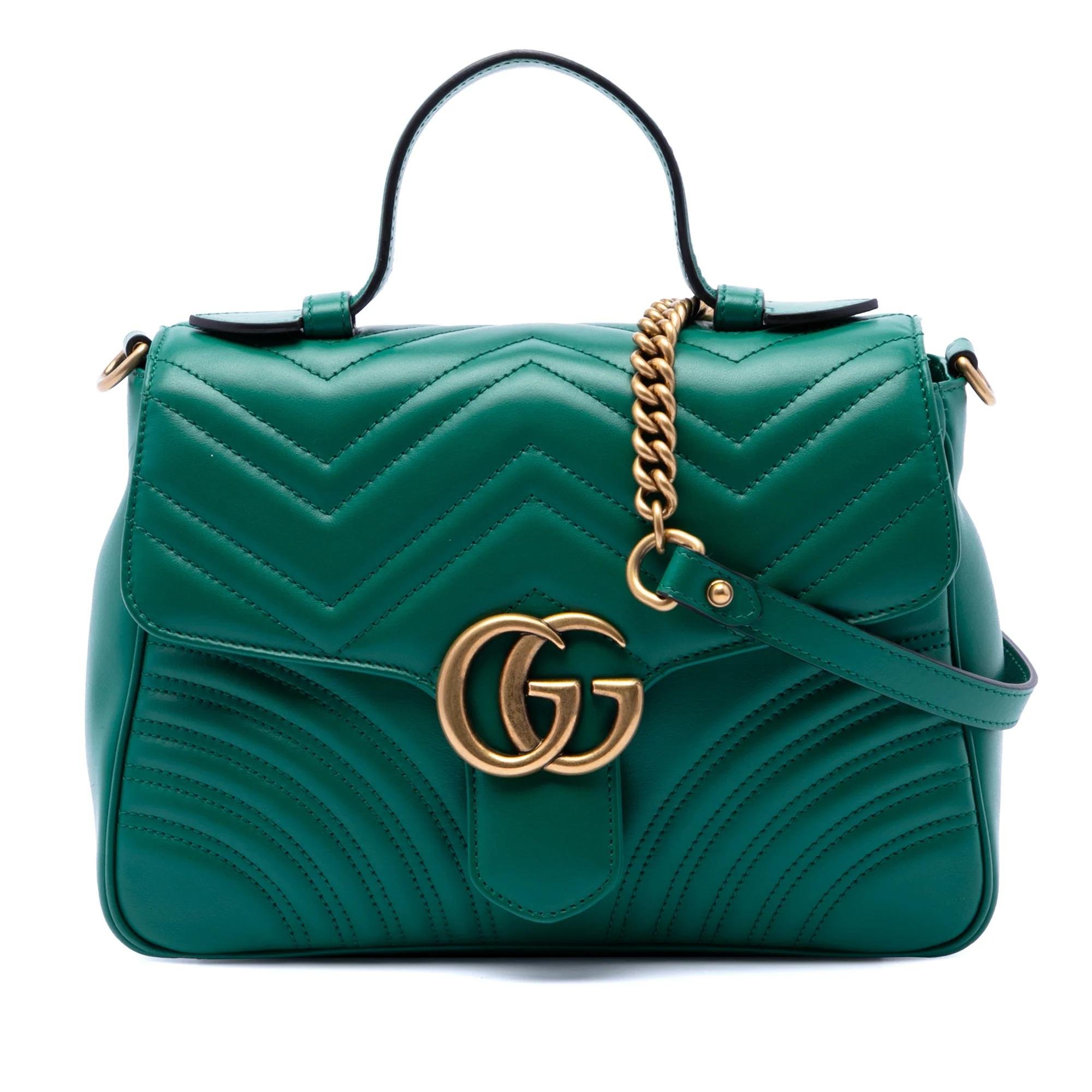 GG Marmont pony-style calfskin handbag