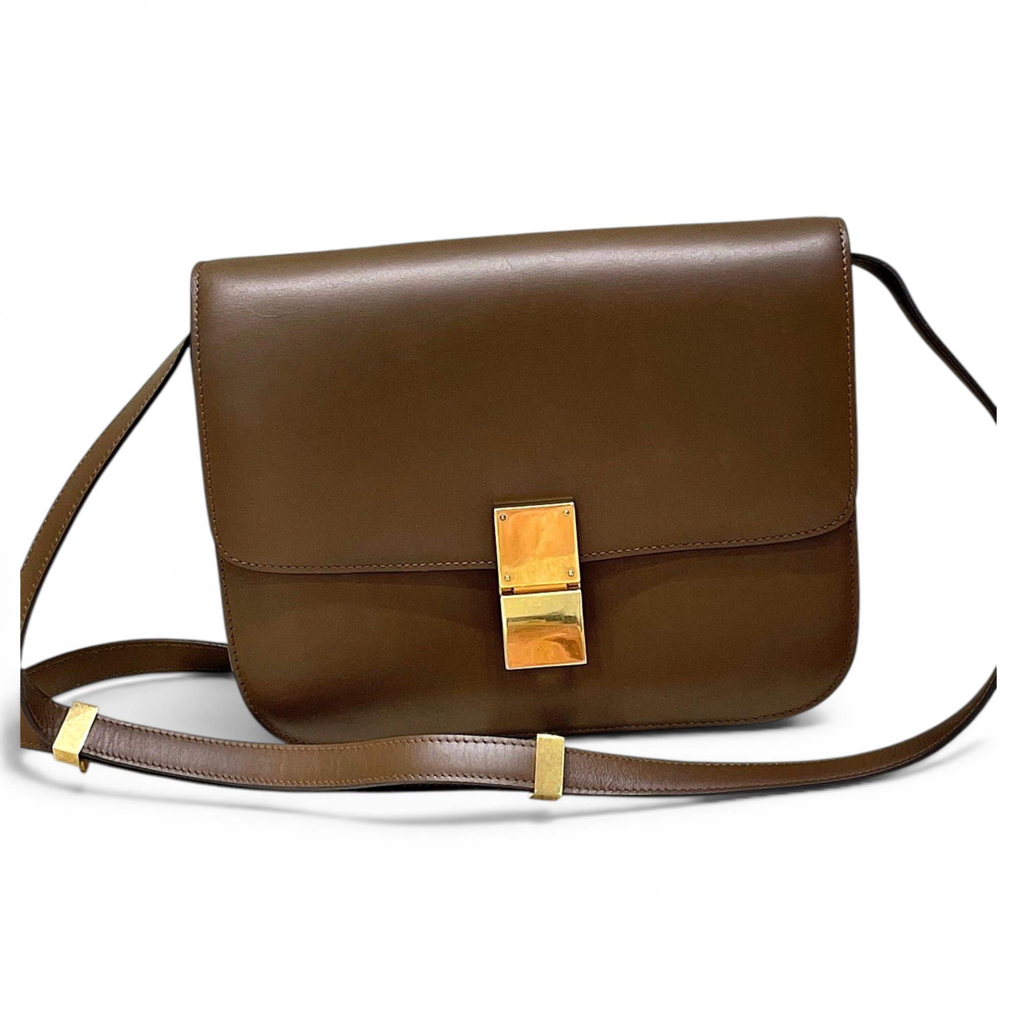 Classic leather handbag