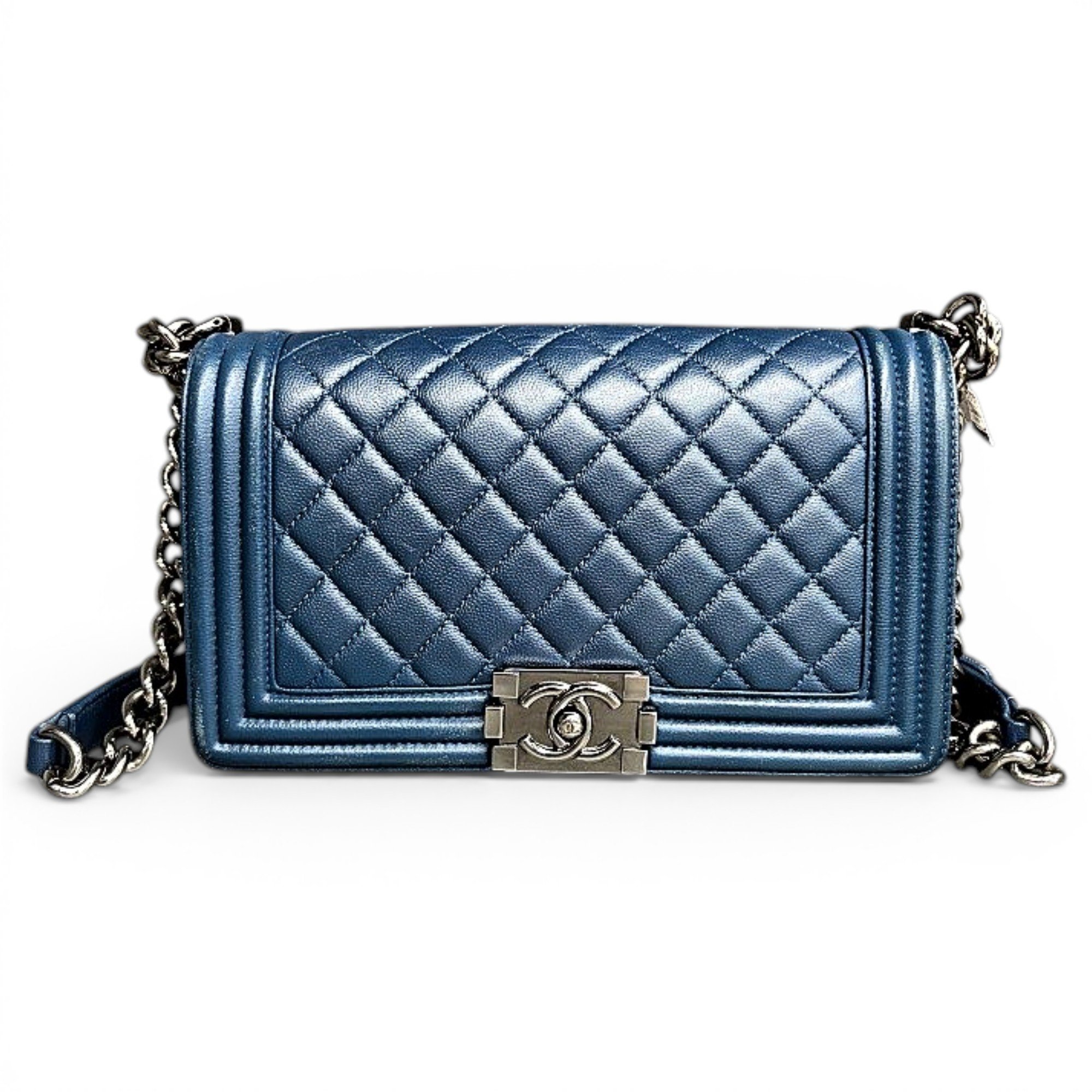 Boy leather crossbody bag