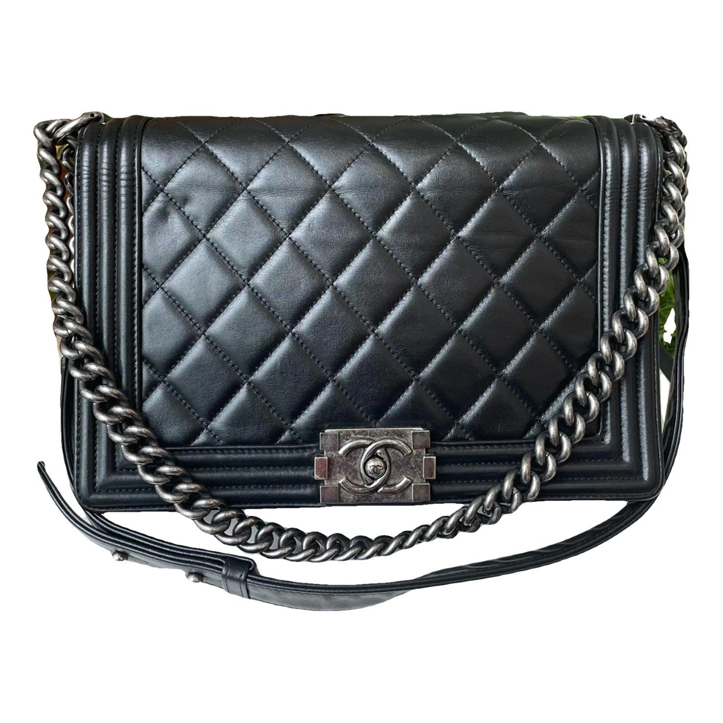 Wallet On Chain leather handbag