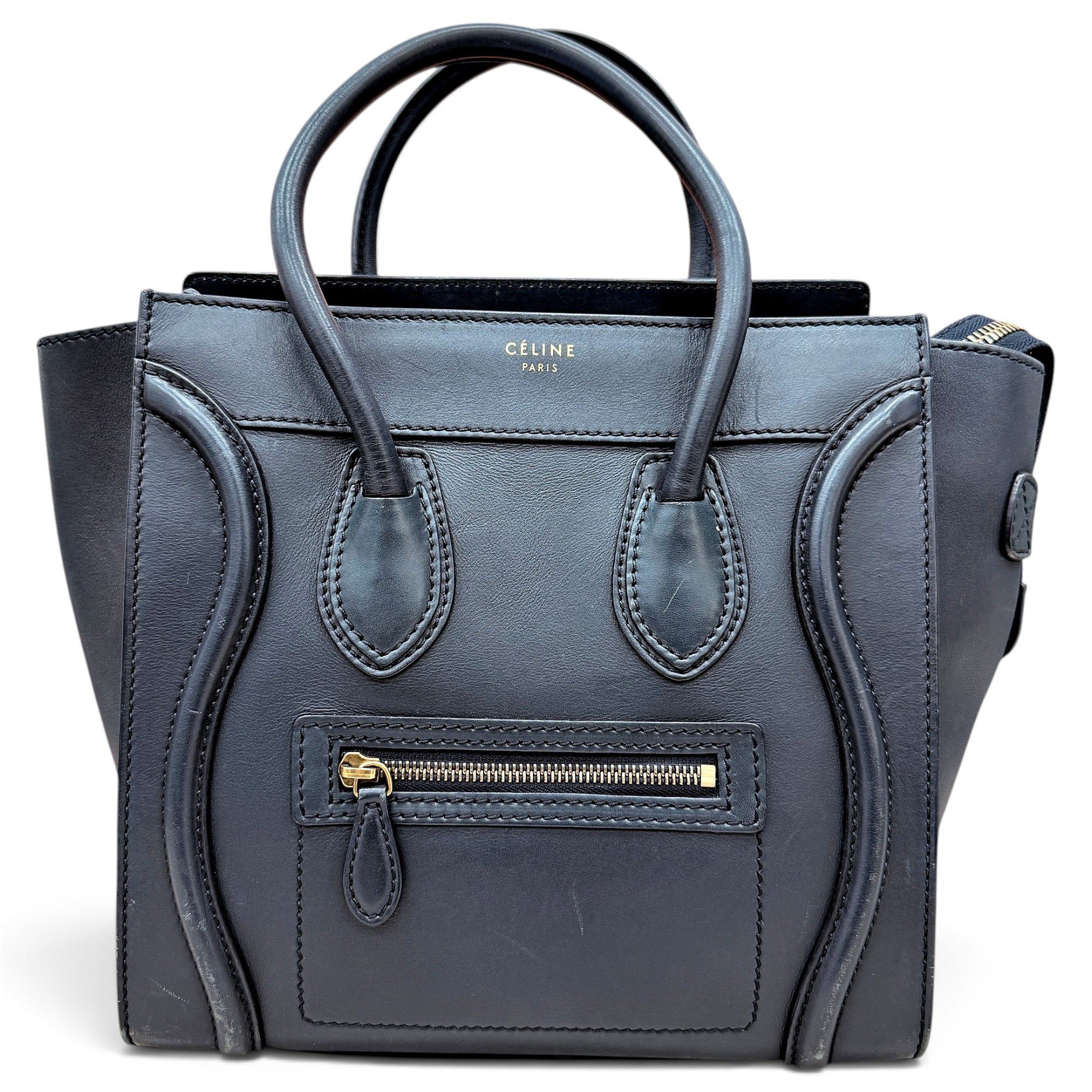 Luggage leather handbag