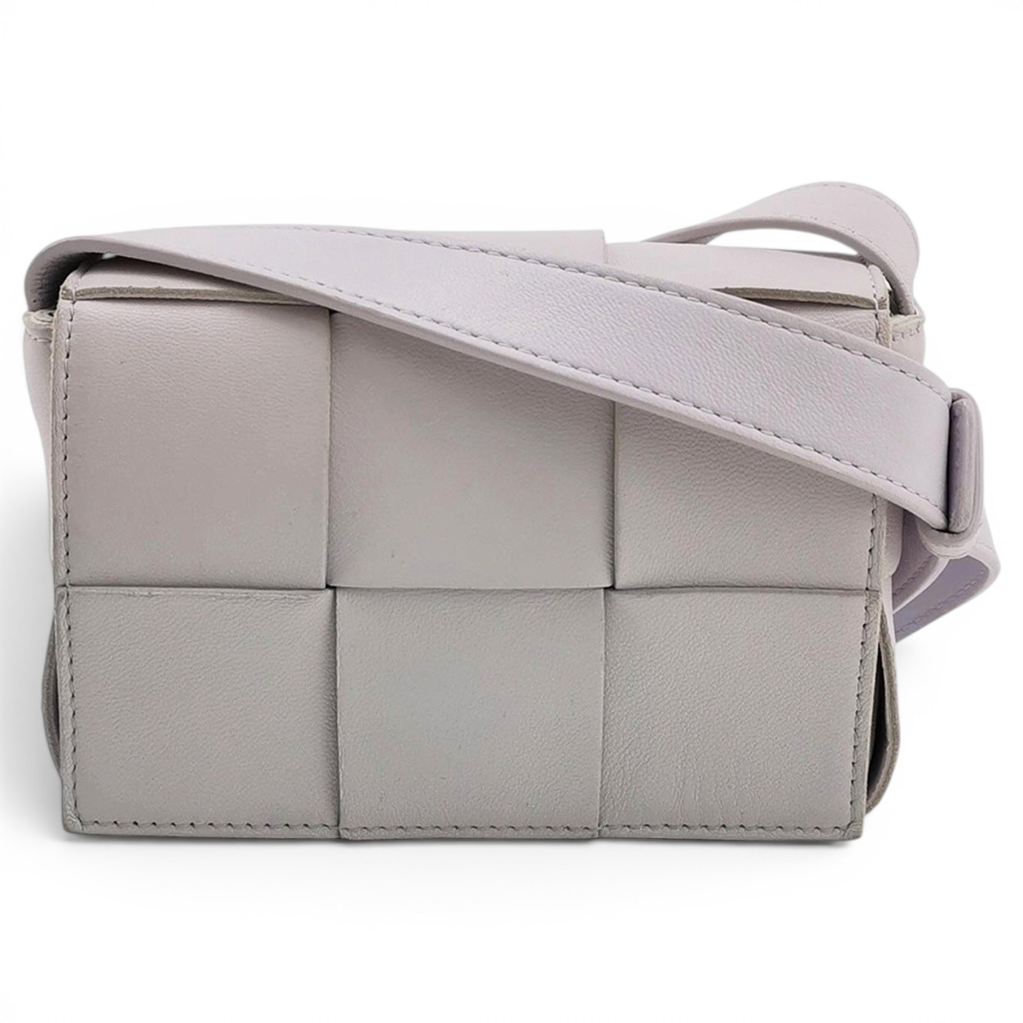 Cassette leather crossbody bag