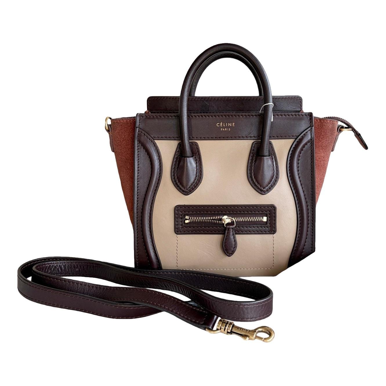 Luggage leather handbag