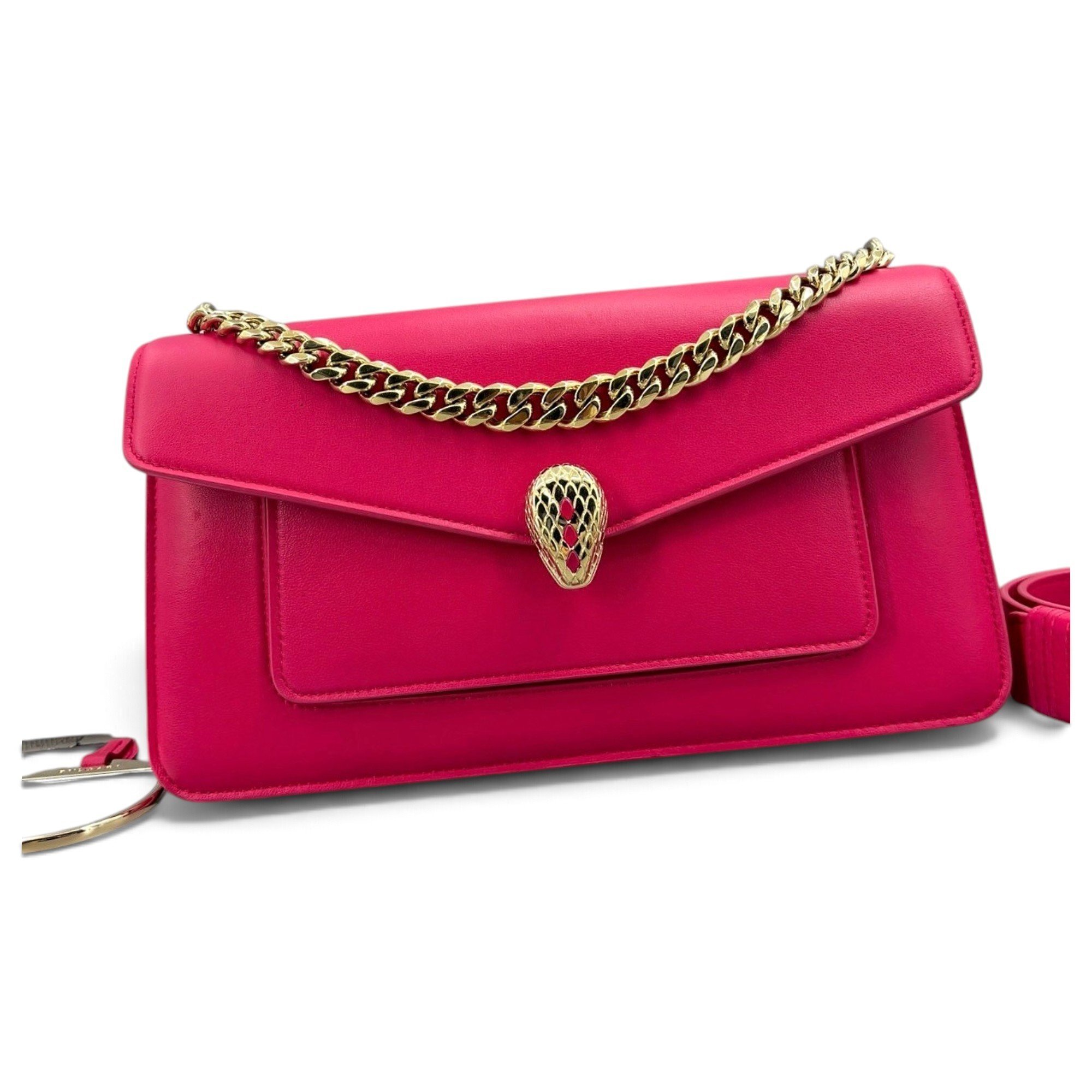 Bvlgari Serpenti leather handbag
