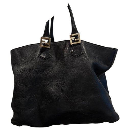 Leather tote