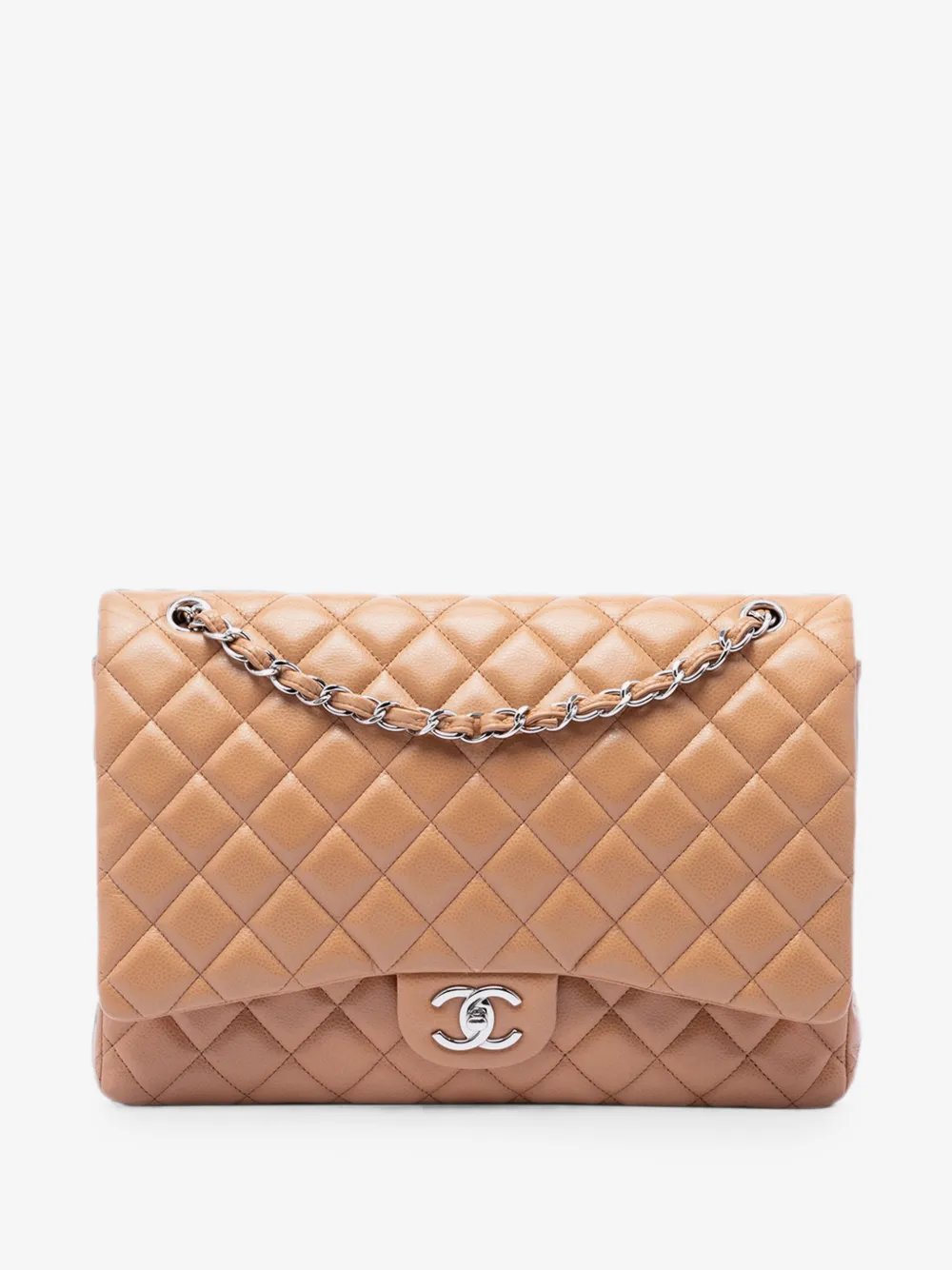 2010-2011 Maxi Classic Caviar Single Flap shoulder bag