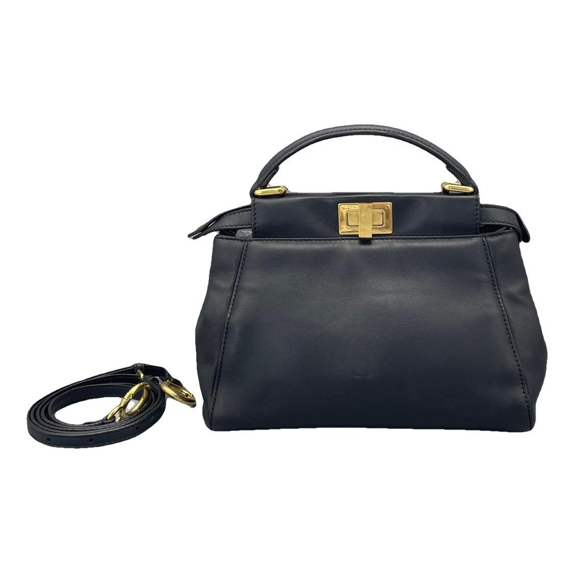Peekaboo leather handbag