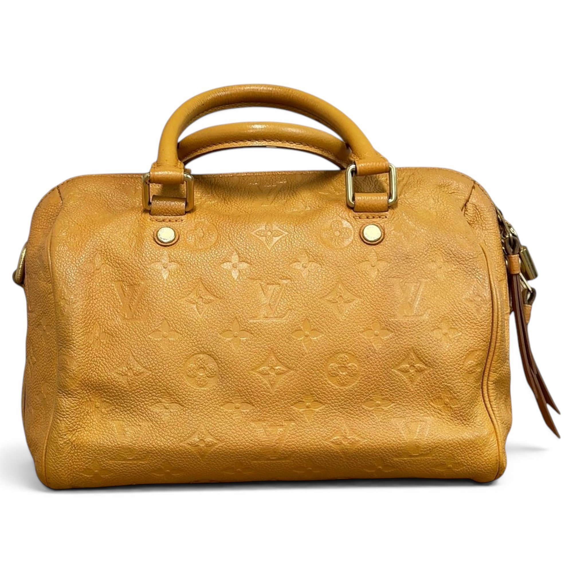 Speedy leather handbag