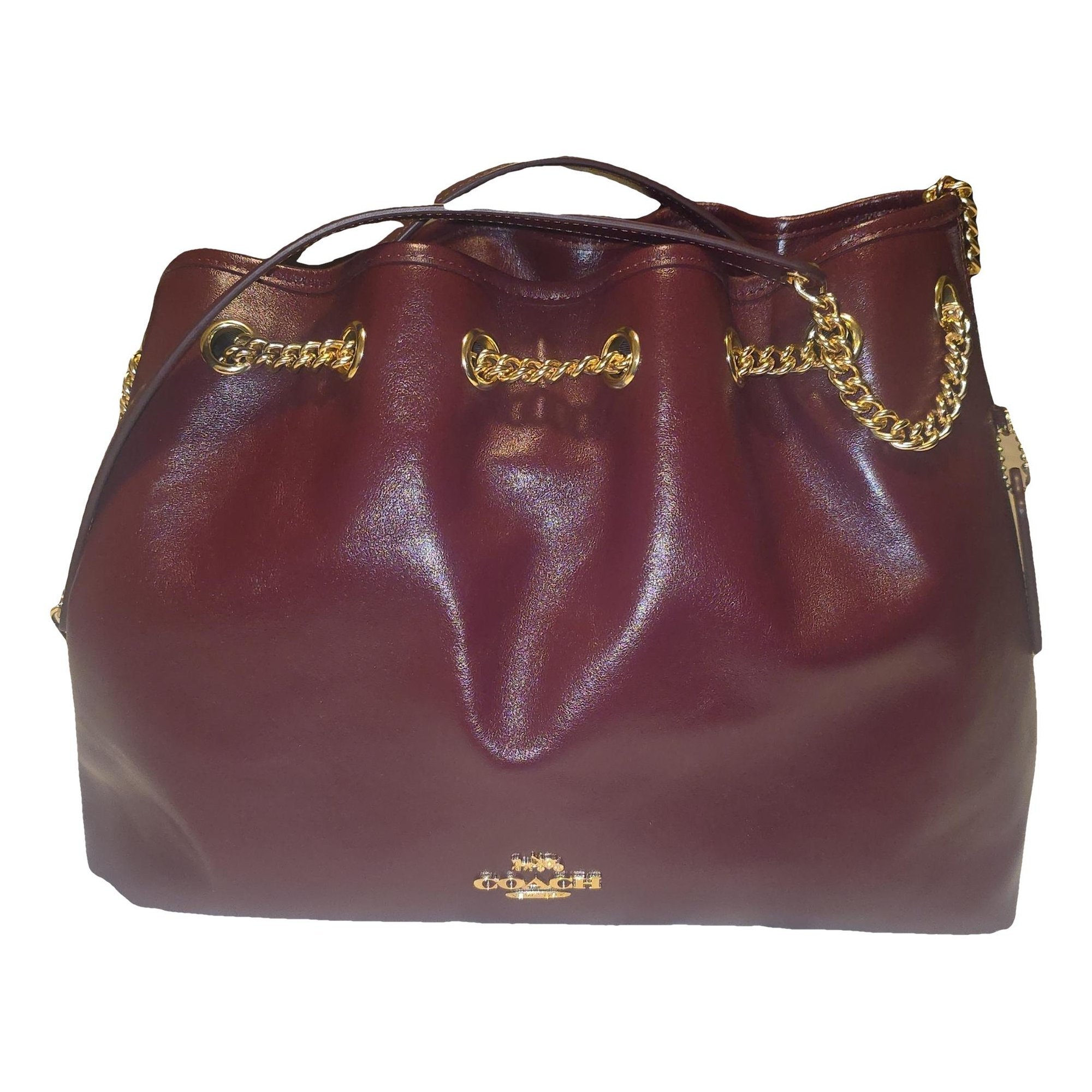 Leather handbag