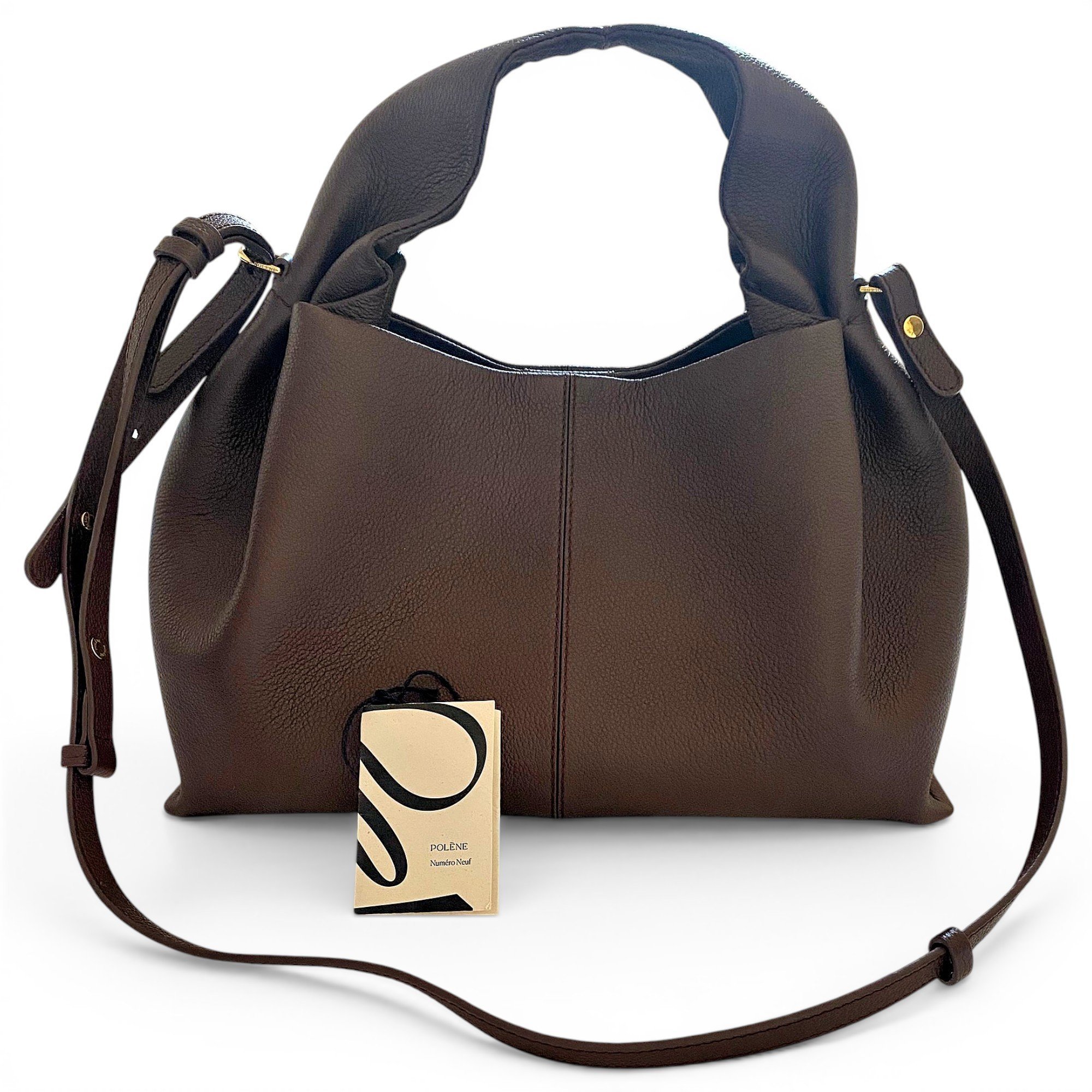 Polene Numéro Neuf leather handbag