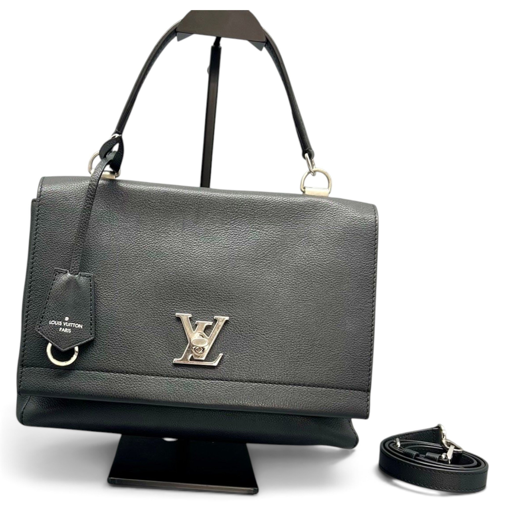 Lockme leather handbag