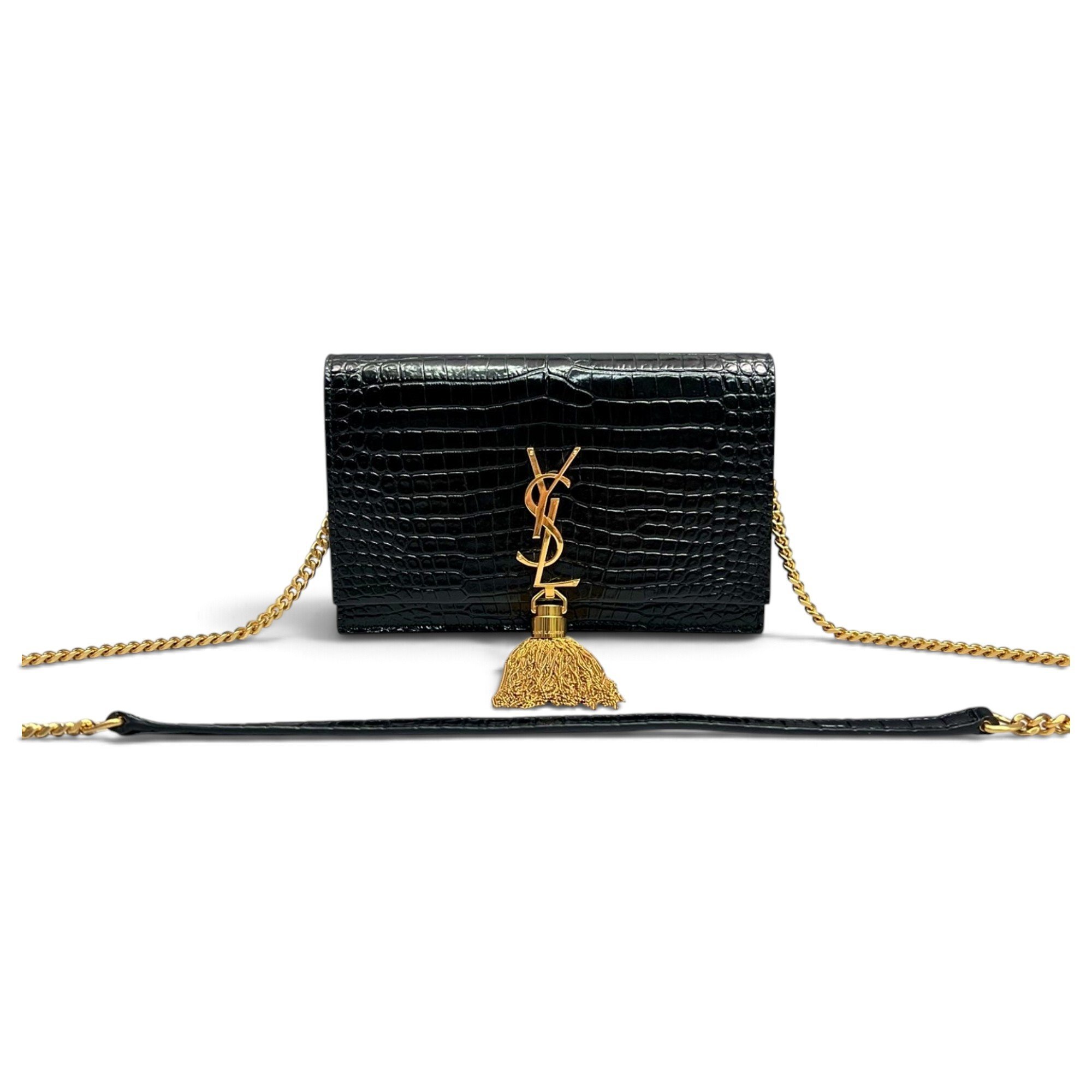 Kate monogramme leather crossbody bag