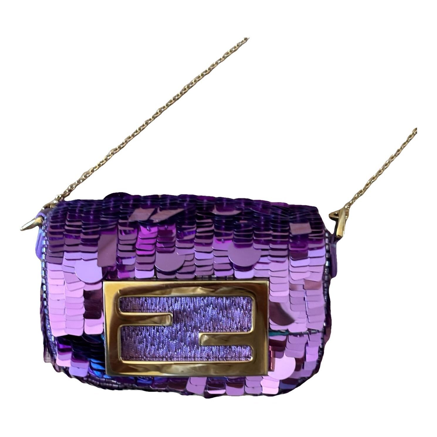 Glitter clutch bag