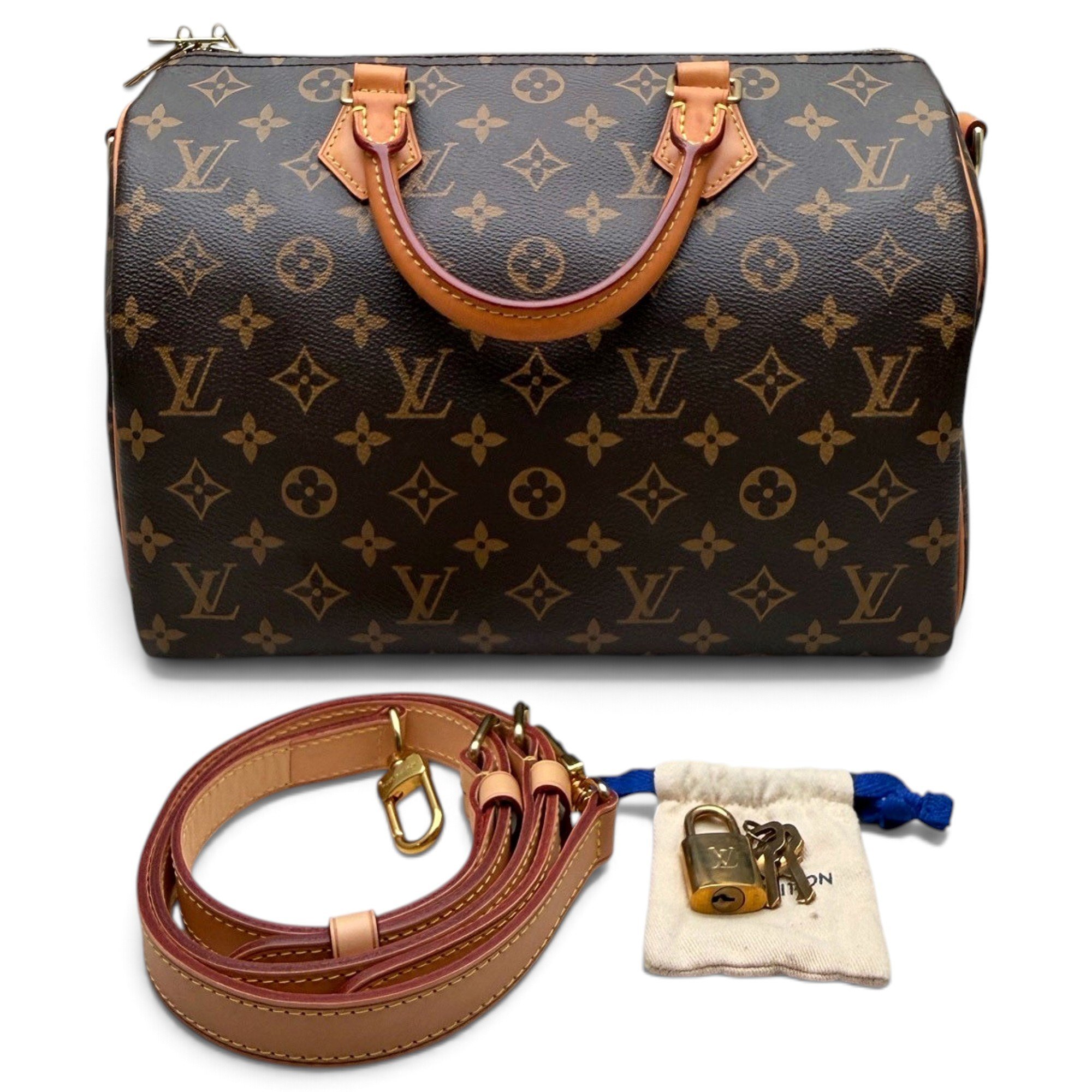 Speedy Bandoulière leather handbag