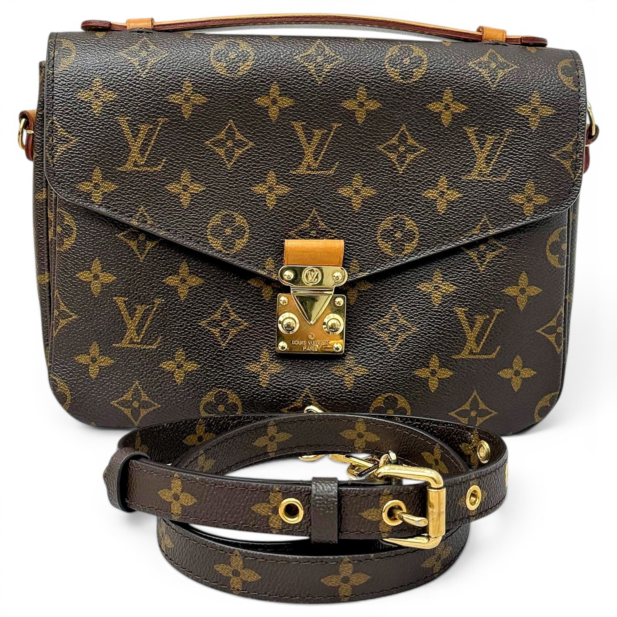 Metis leather handbag