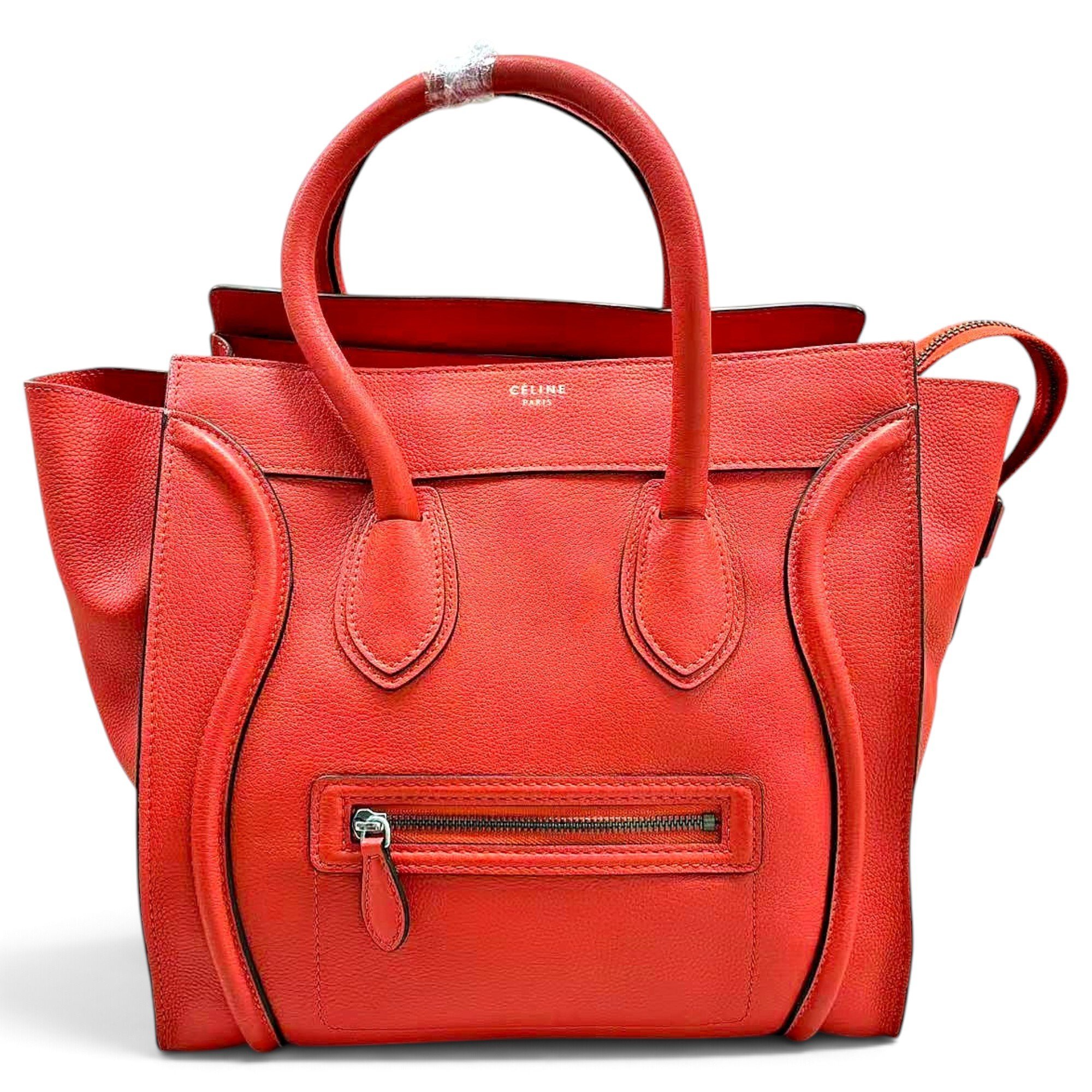 Luggage leather handbag