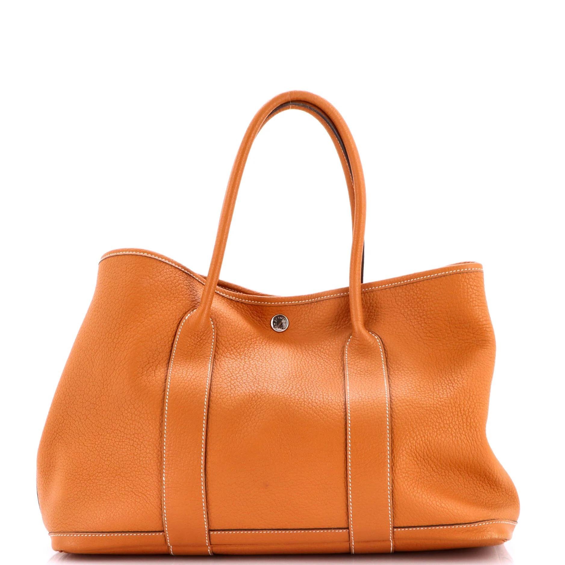 Leather tote