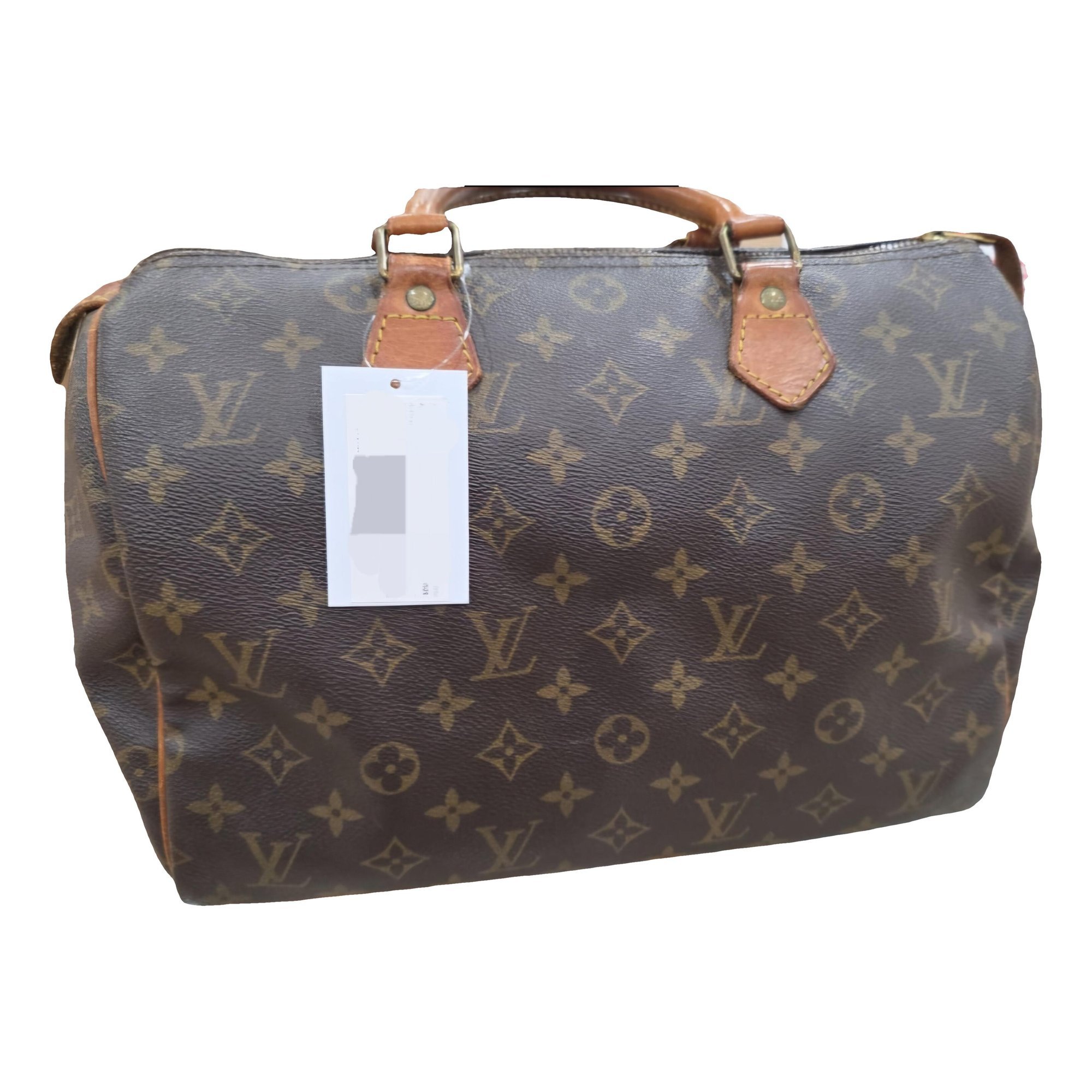 Speedy leather handbag