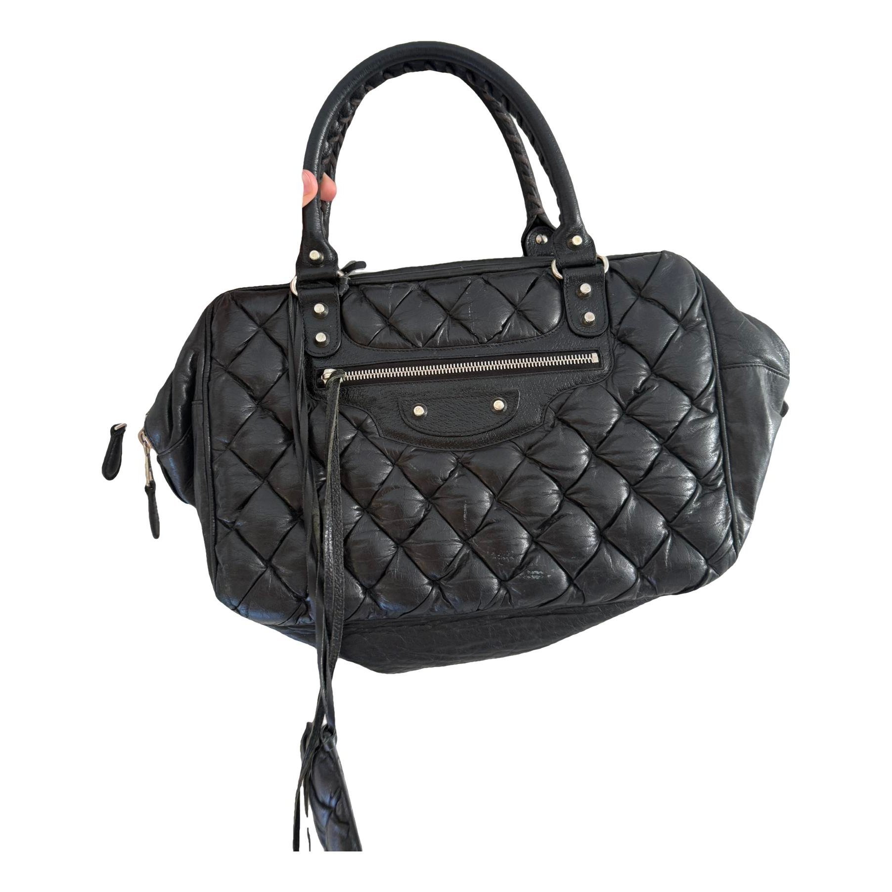Leather handbag