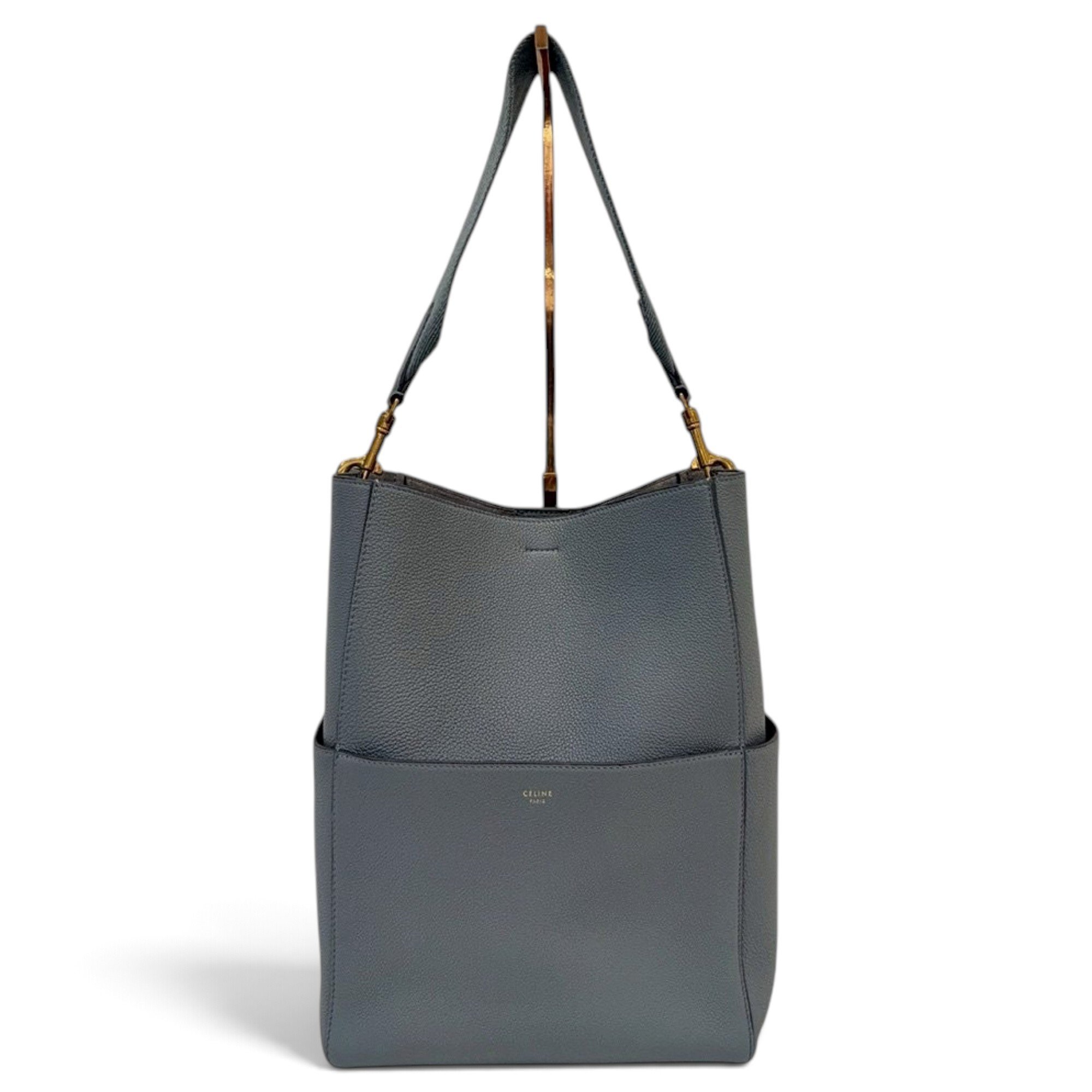 Seau Sangle leather handbag