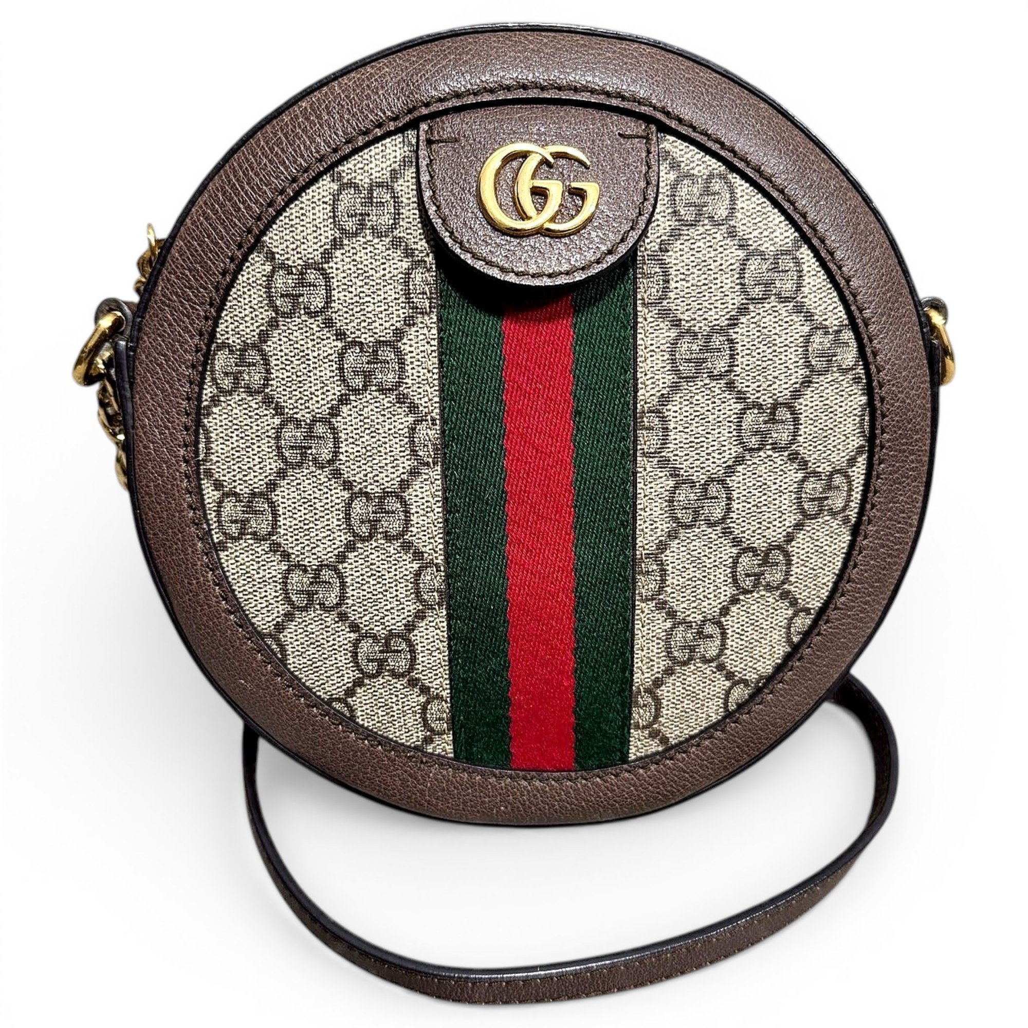 Ophidia Round crossbody bag