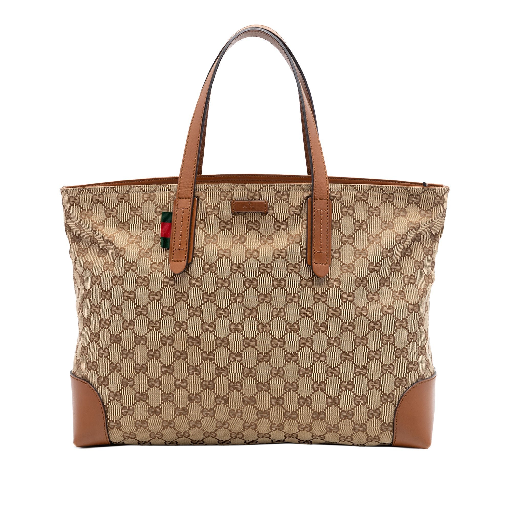 Leather tote
