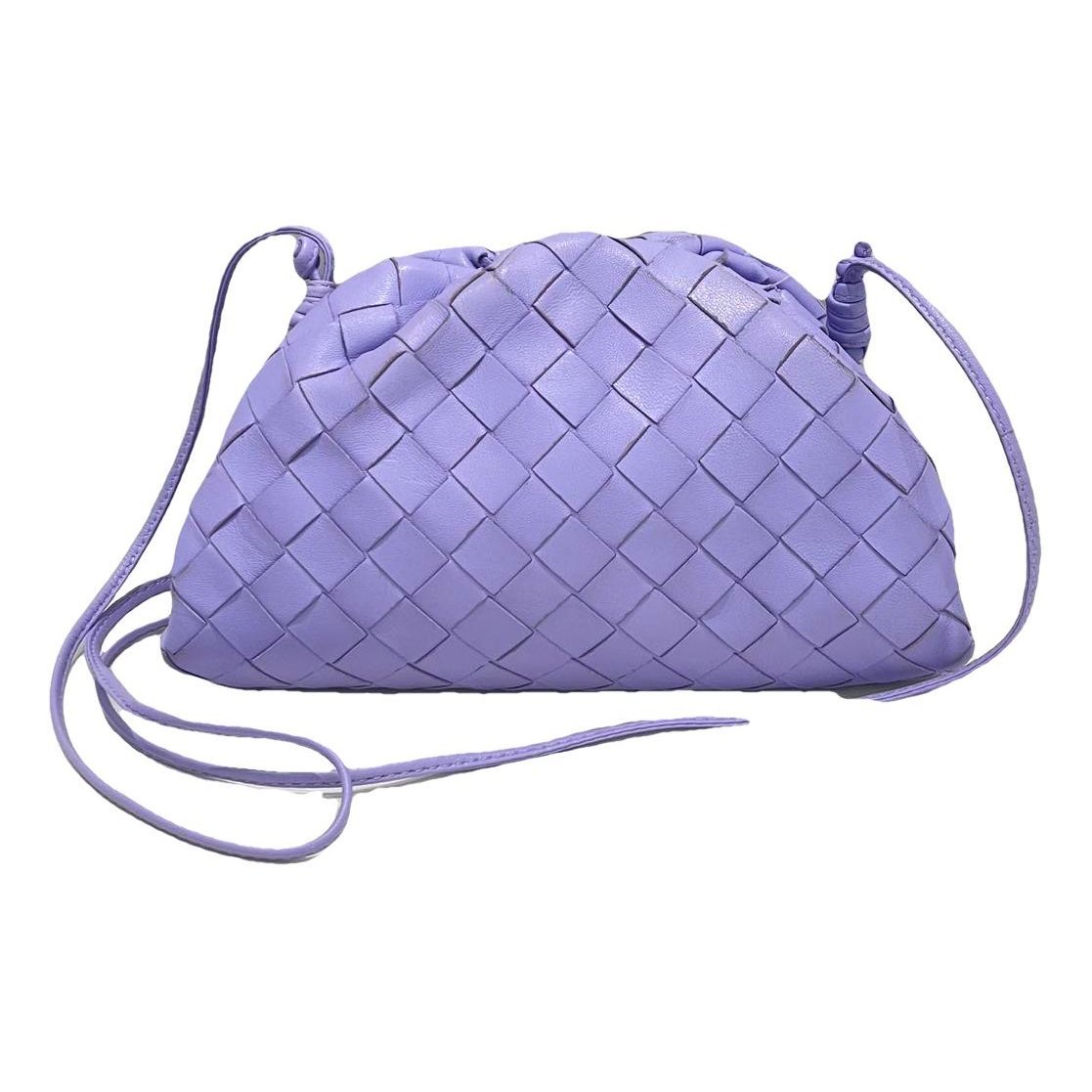 Pouch leather handbag
