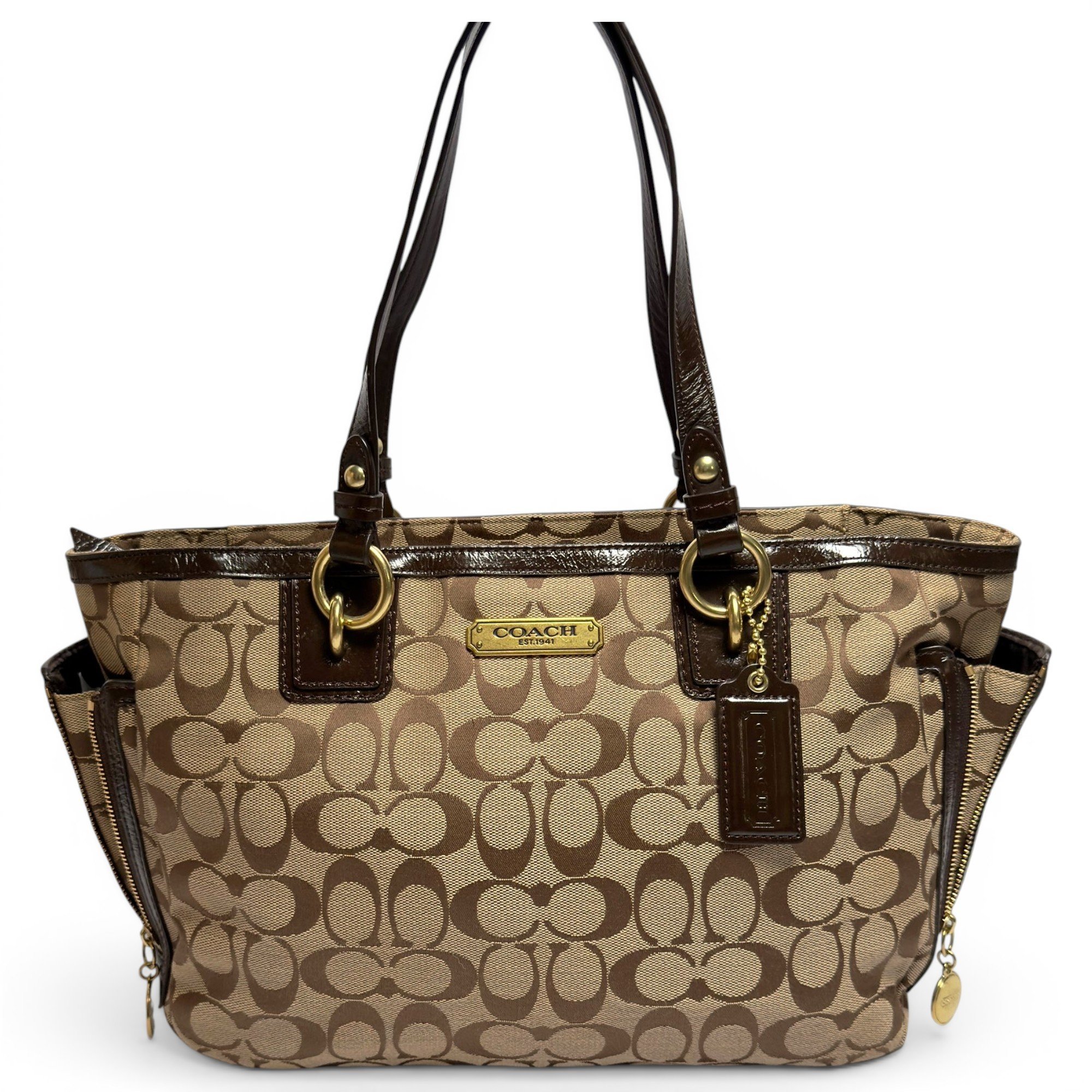 Signature Sufflette cloth handbag