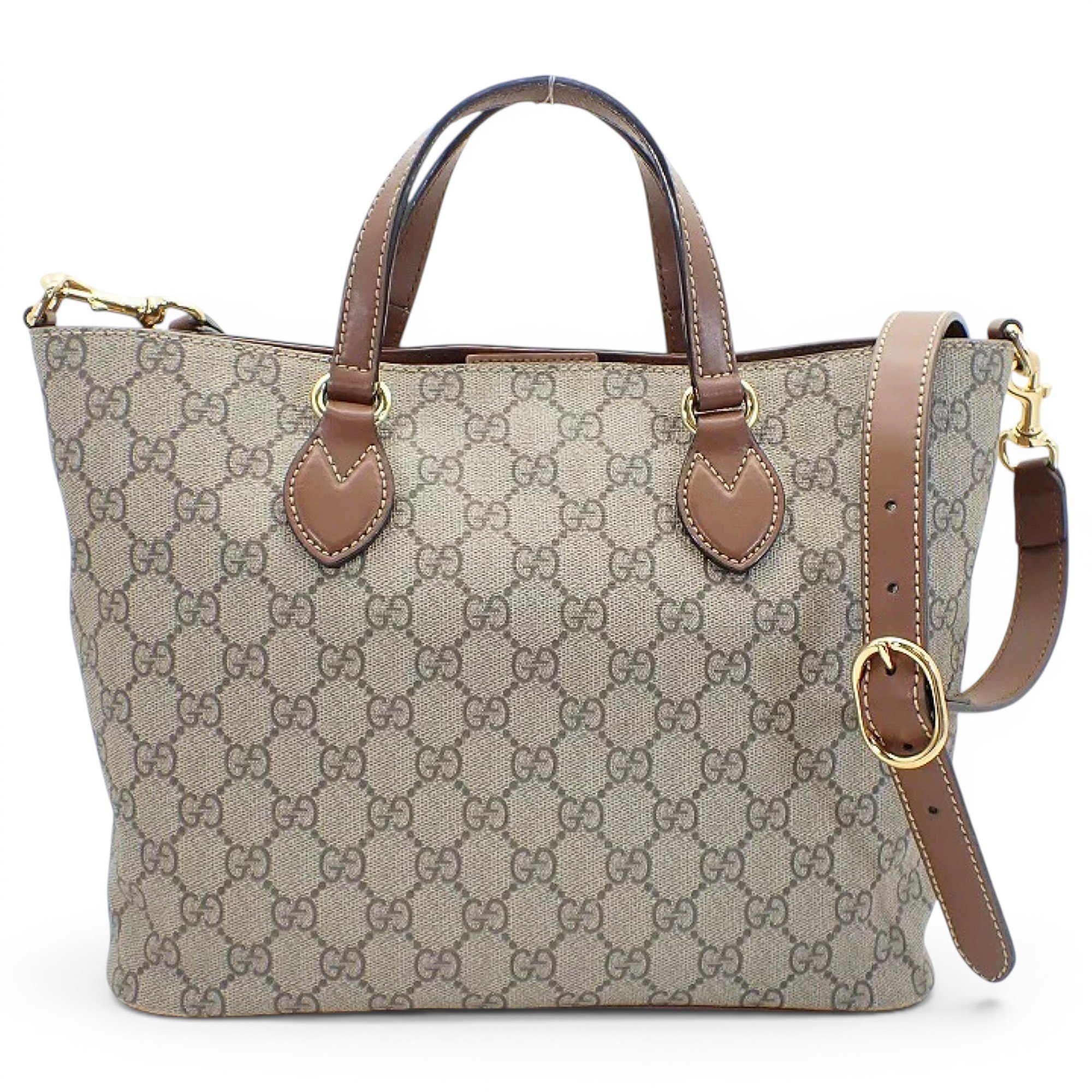 Leather tote