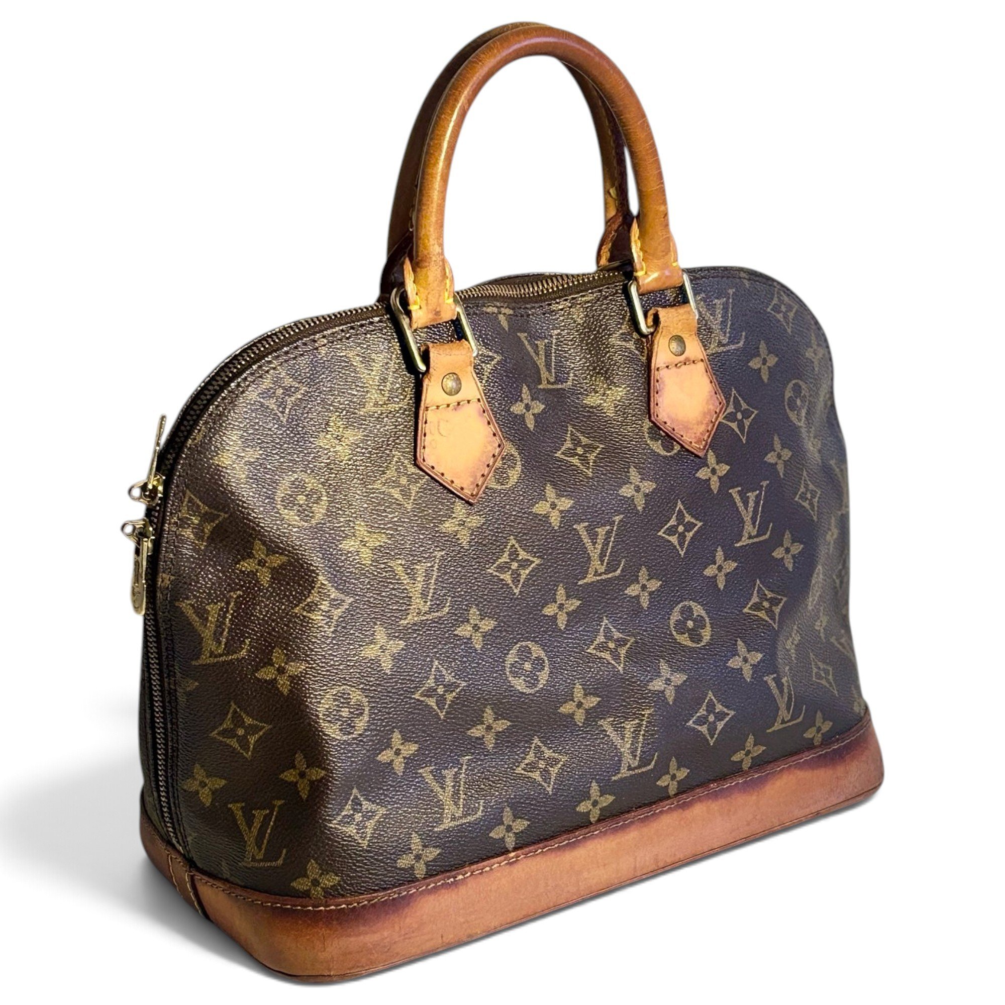 Alma leather handbag