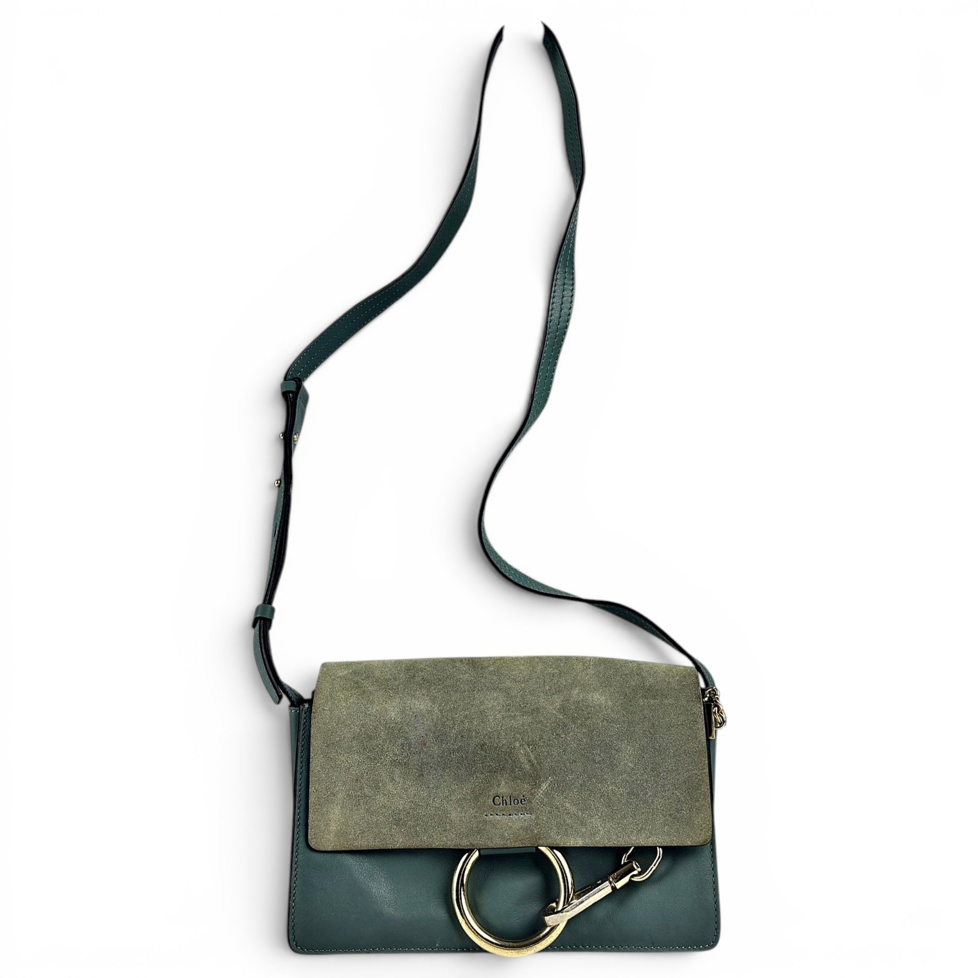 Faye leather handbag