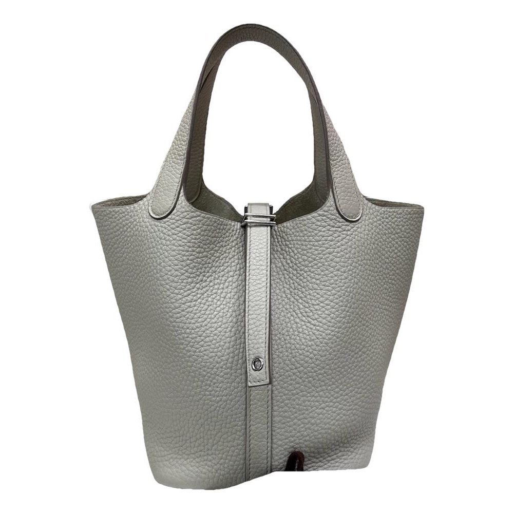 Hermes Picotin 18 Handbag White