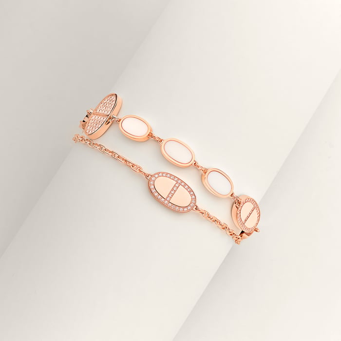 Sans Coloris Chaine d'Ancre Verso Bracelet, Large Model