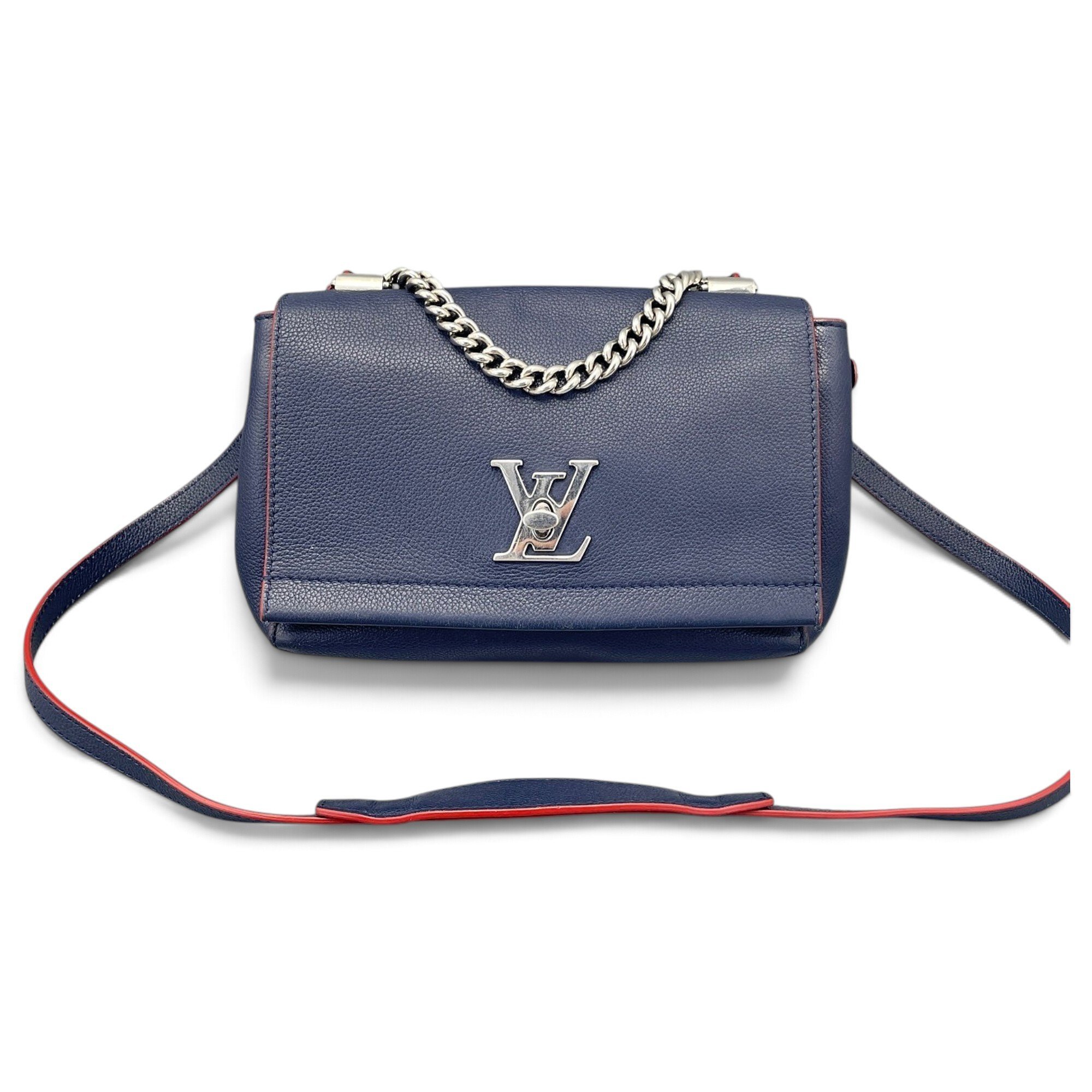 Twist leather crossbody bag