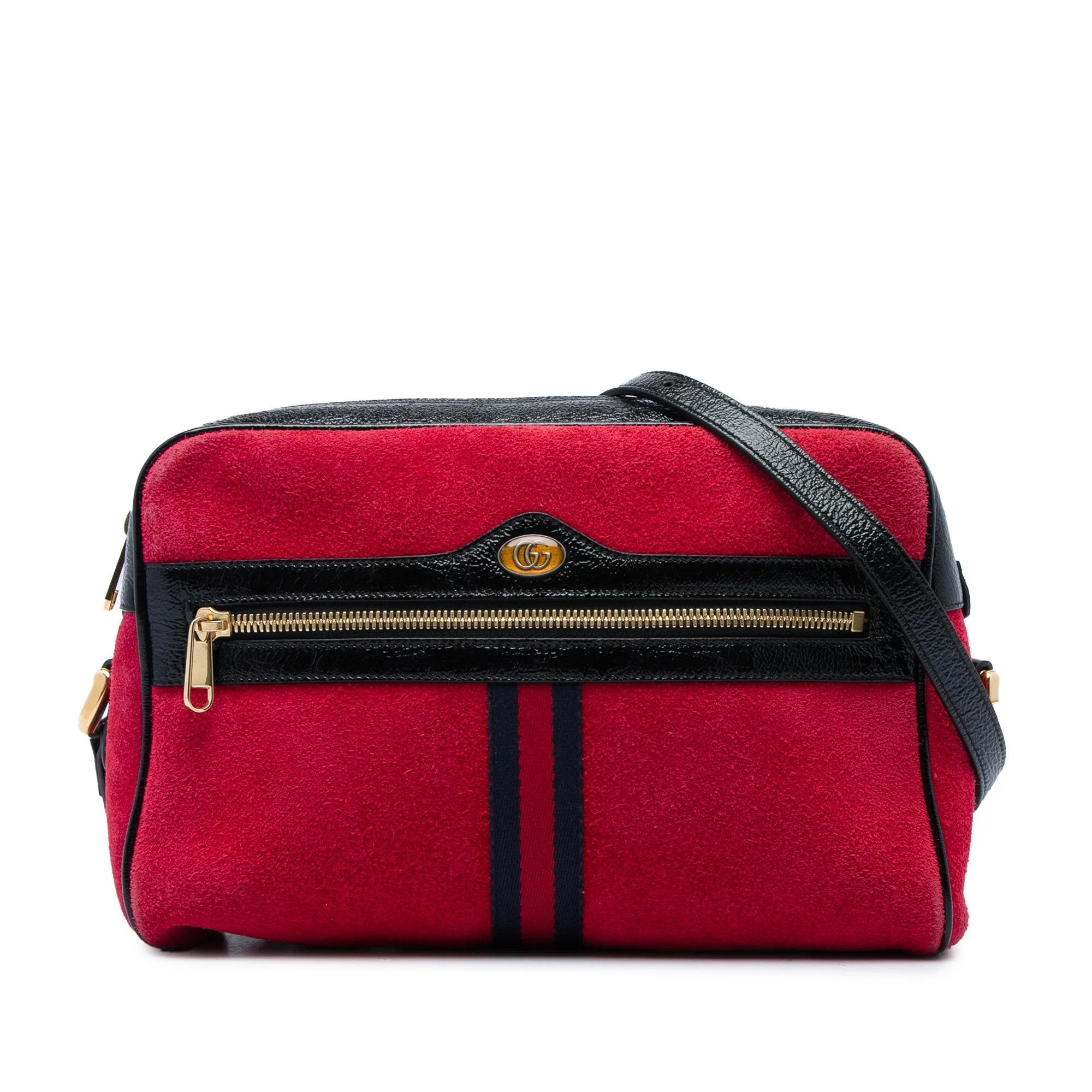 Ophidia leather crossbody bag