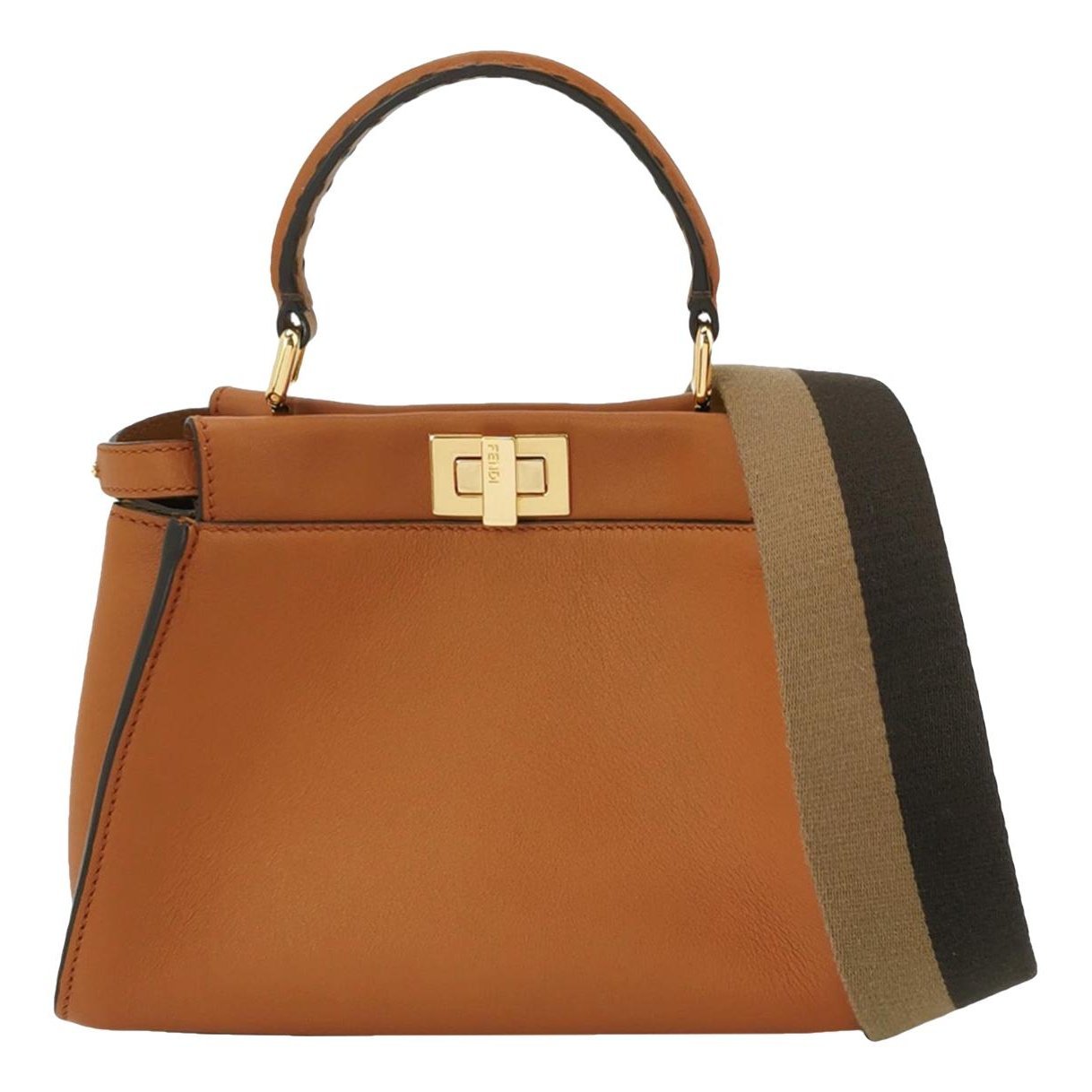 Peekaboo leather handbag