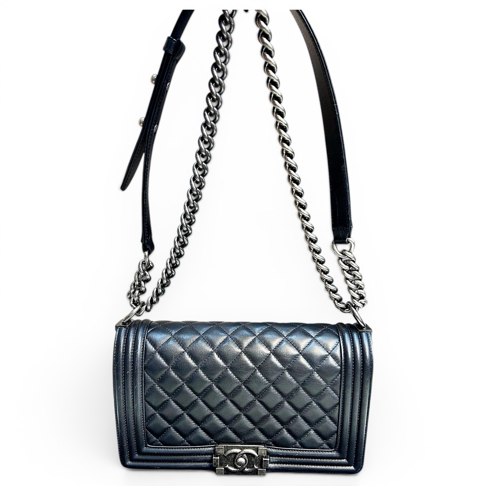 Boy leather handbag